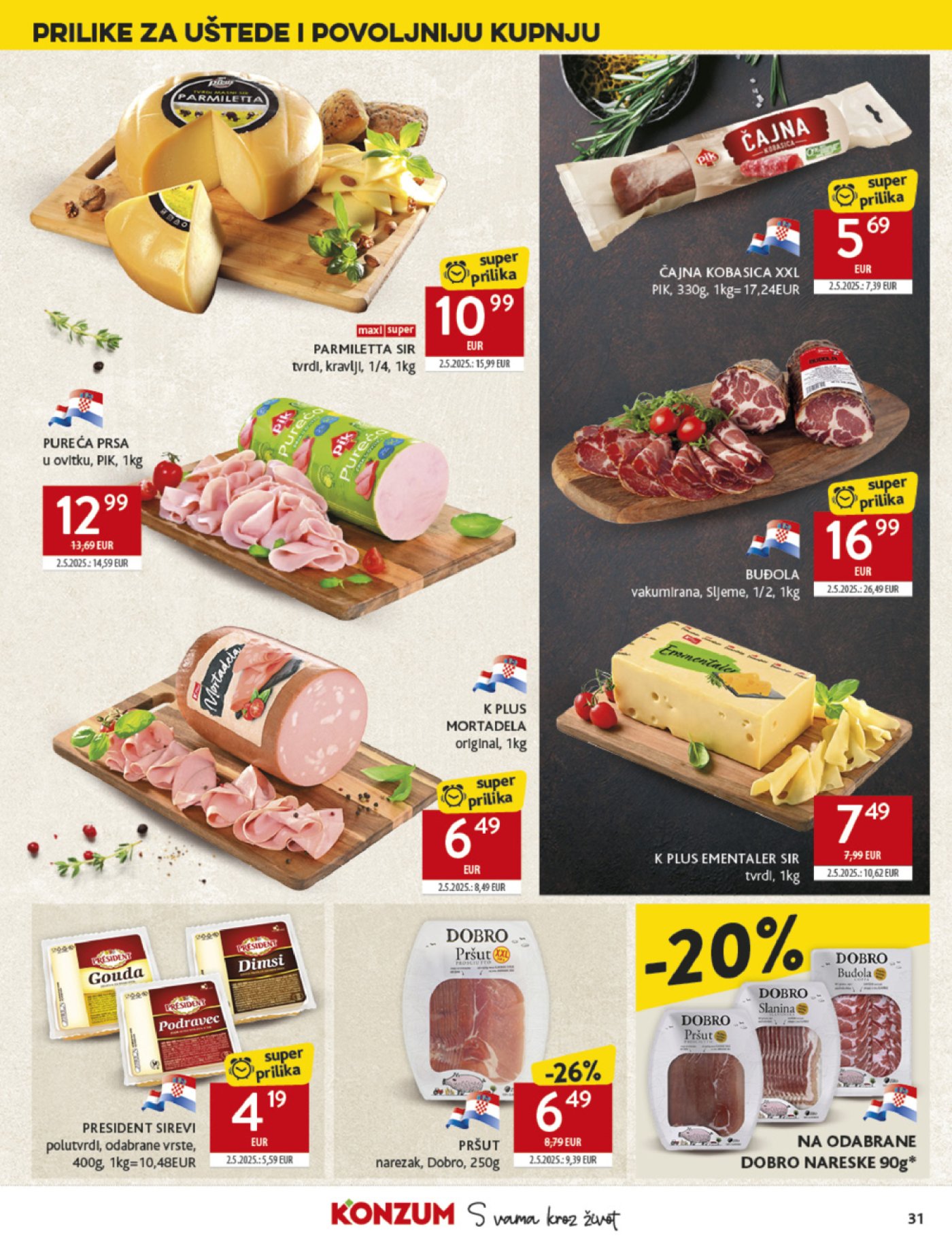 Konzum katalog Akcija 01.10. - 07.10.2025.