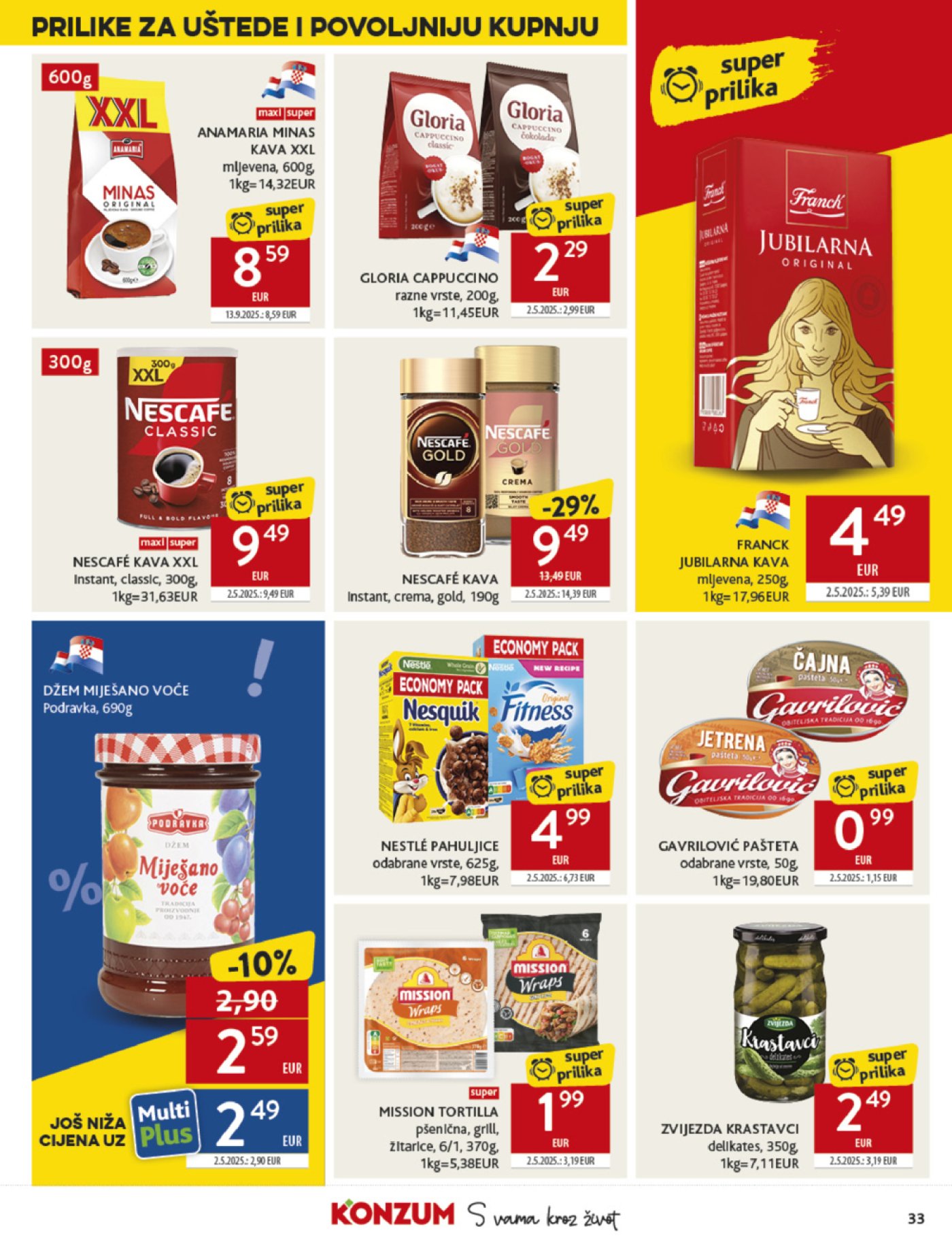 Konzum katalog Akcija 01.10. - 07.10.2025.