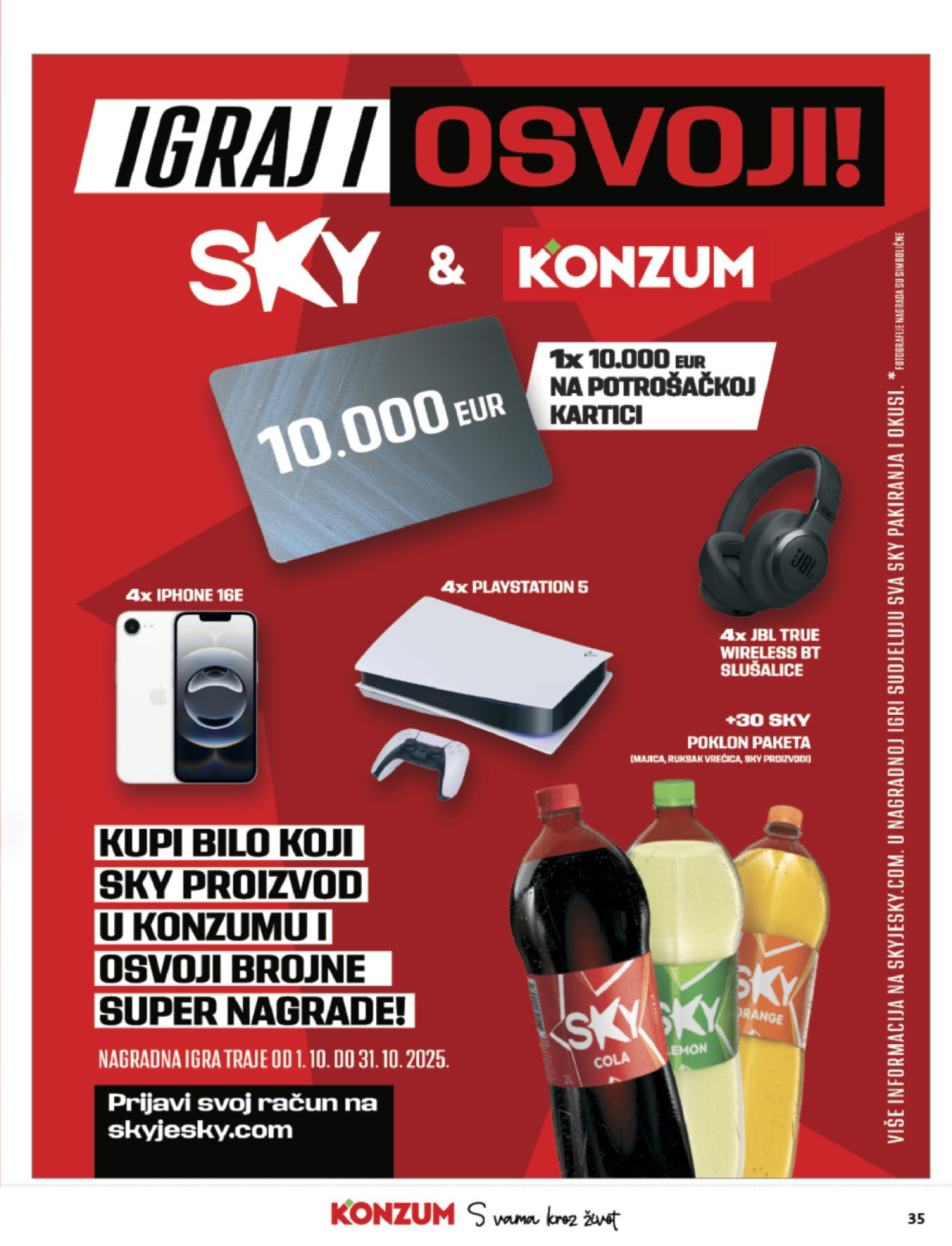 Konzum katalog Akcija 01.10. - 07.10.2025.