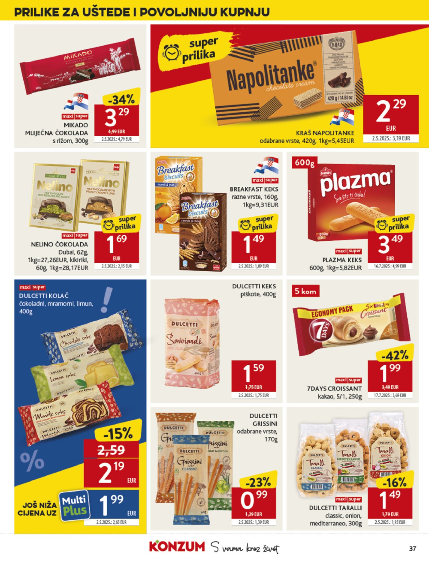 Konzum katalog Akcija 01.10. - 07.10.2025.
