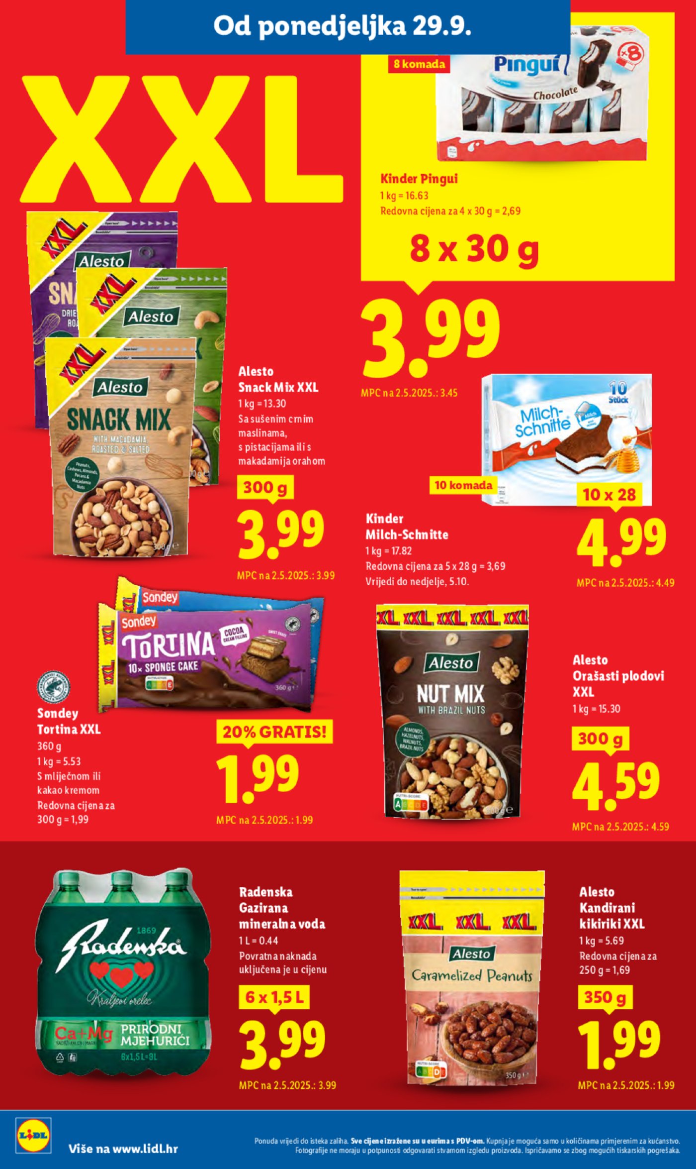 Lidl katalog Super ponuda od ponedjeljka 29.09. - 05.10.2025.