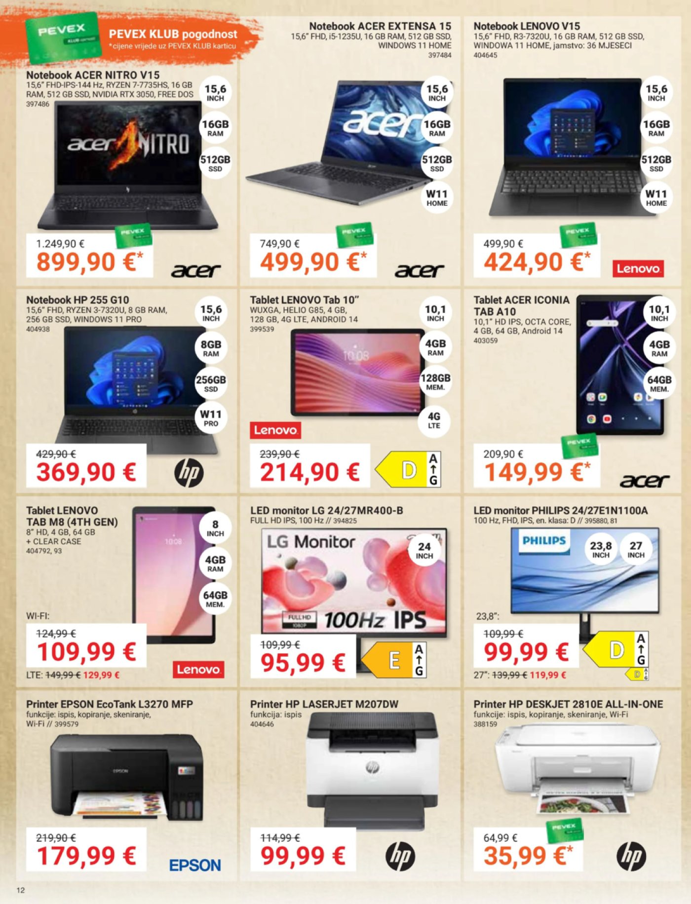 Pevex katalog Akcija 25.09. - 20.10.2025.