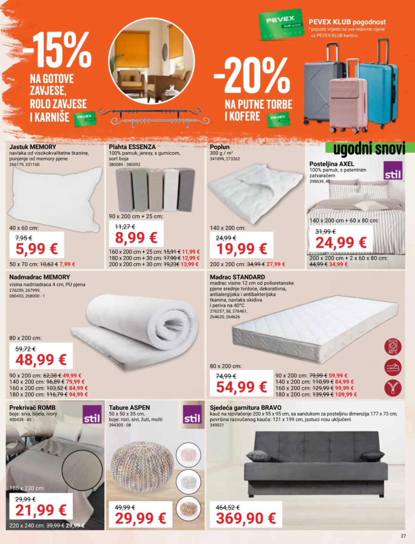 Pevex katalog Akcija 25.09. - 20.10.2025.