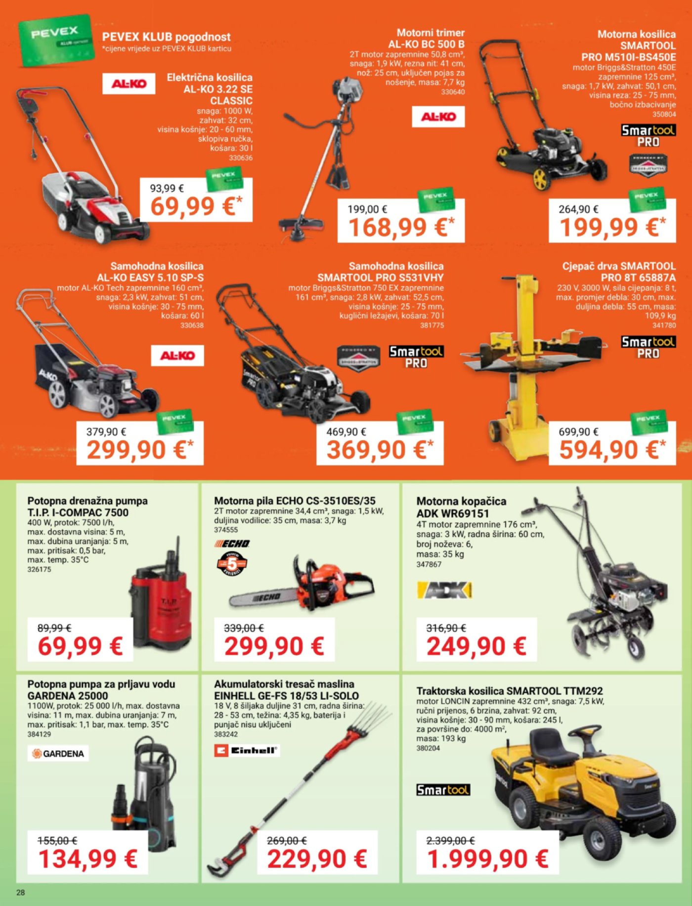 Pevex katalog Akcija 25.09. - 20.10.2025.