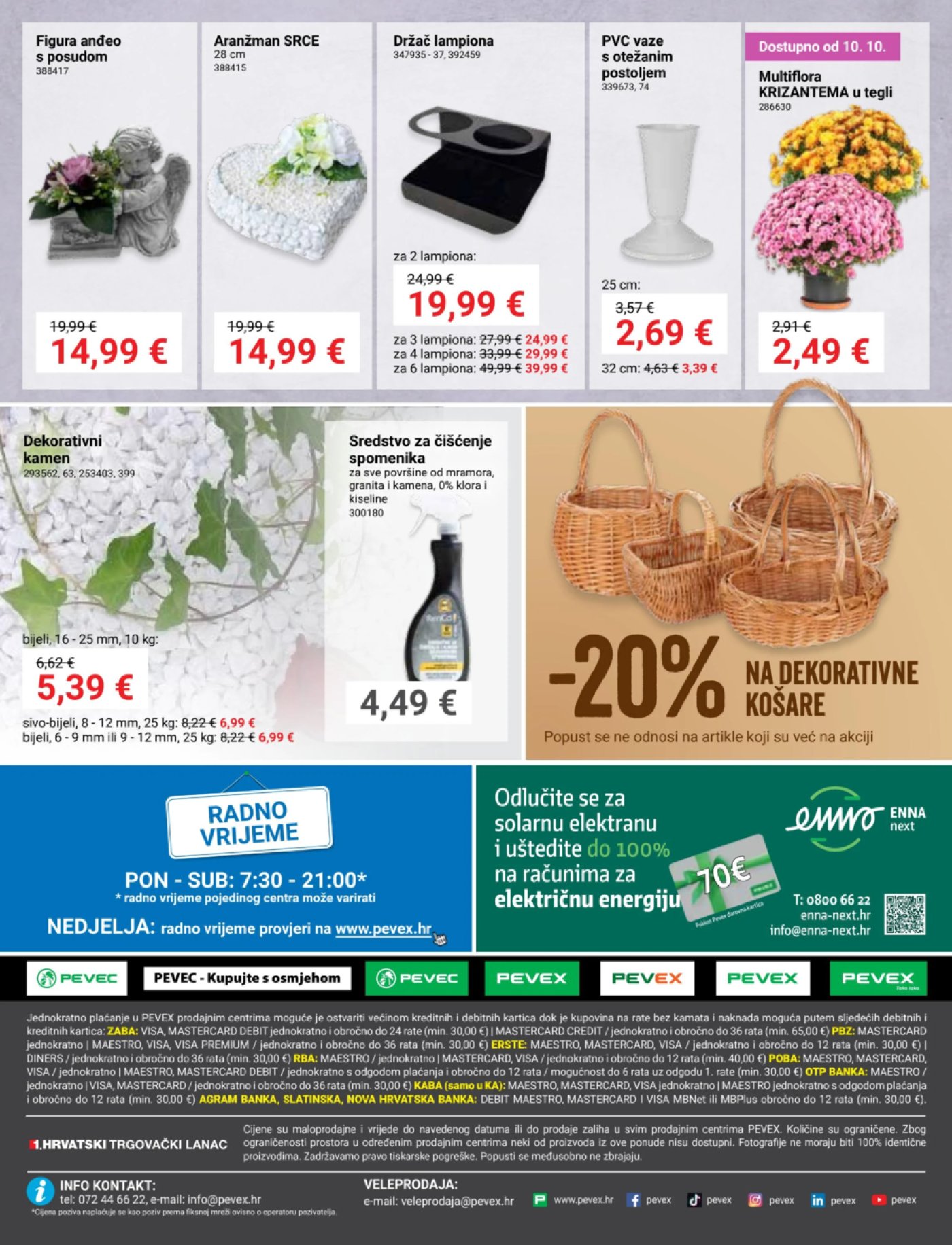 Pevex katalog Akcija 25.09. - 20.10.2025.