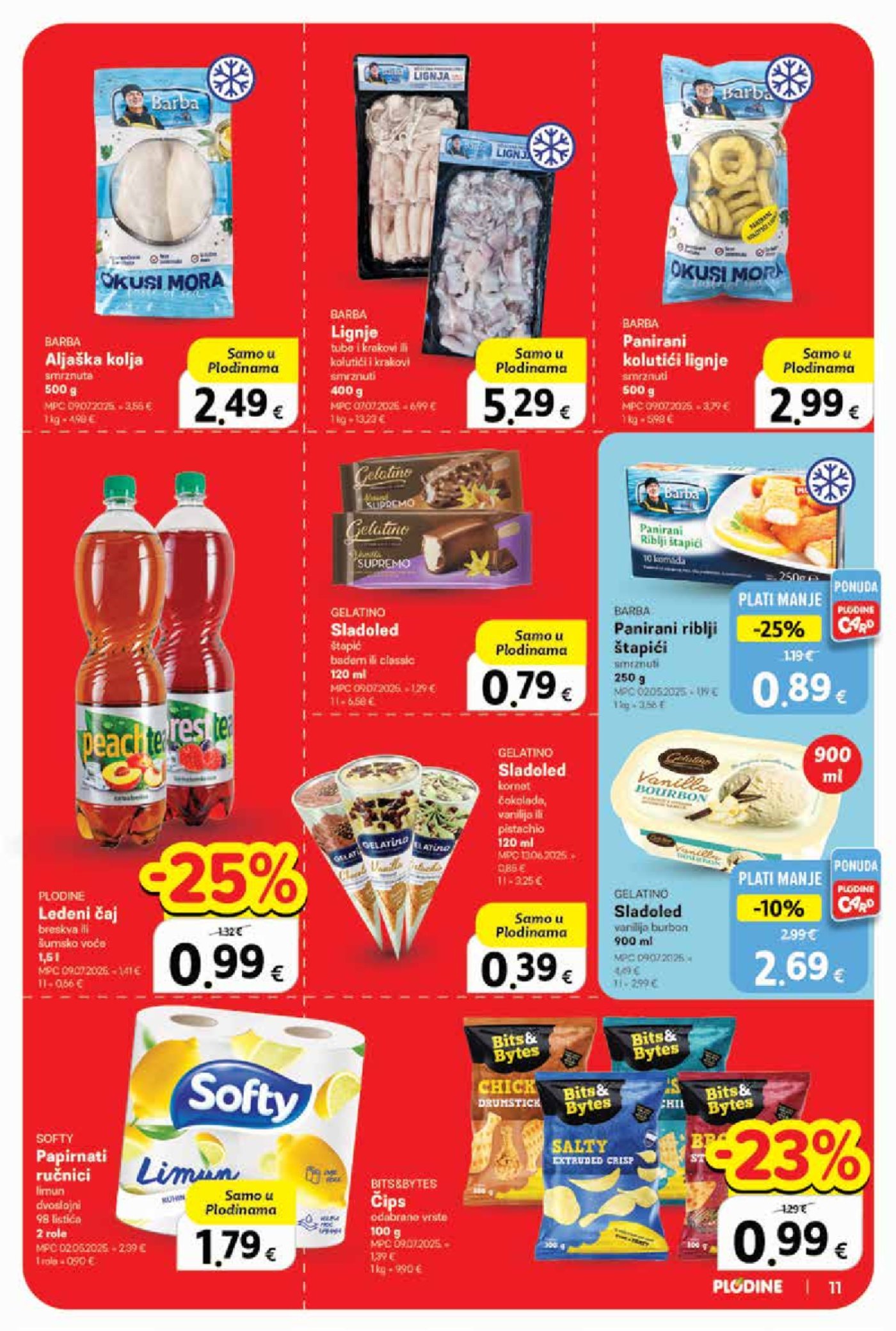 Plodine katalog Akcija 01.10. - 07.10.2025.