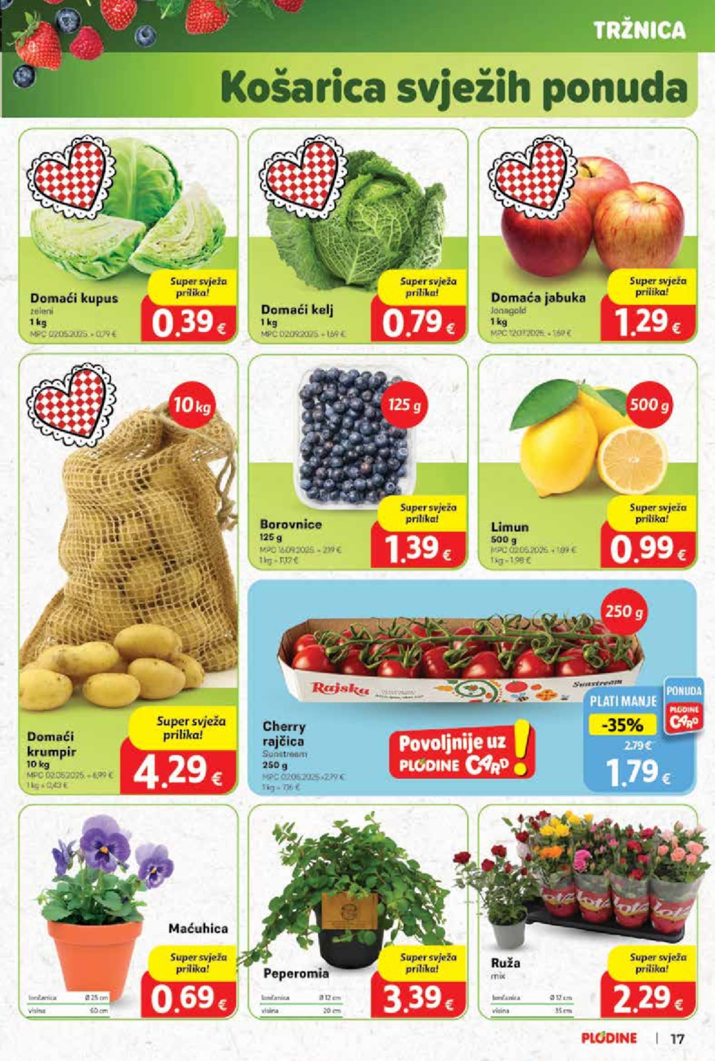Plodine katalog Akcija 01.10. - 07.10.2025.