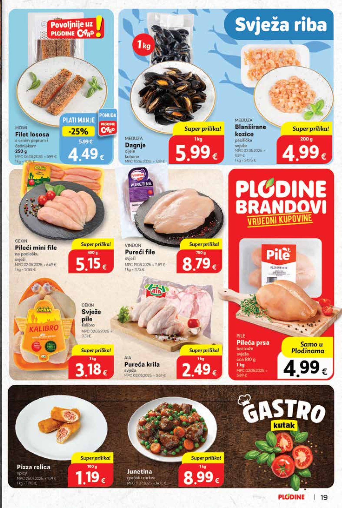 Plodine katalog Akcija 01.10. - 07.10.2025.