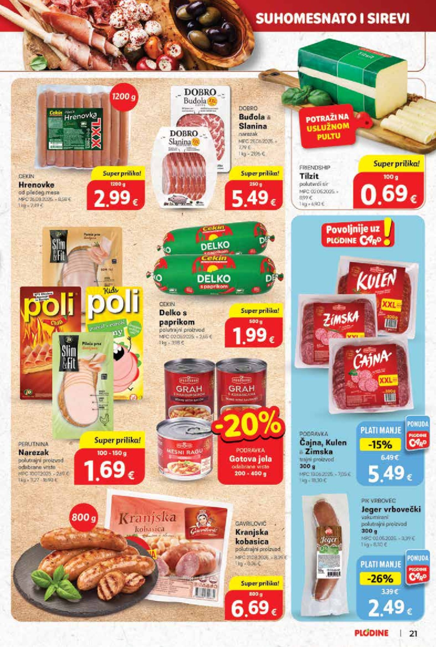 Plodine katalog Akcija 01.10. - 07.10.2025.