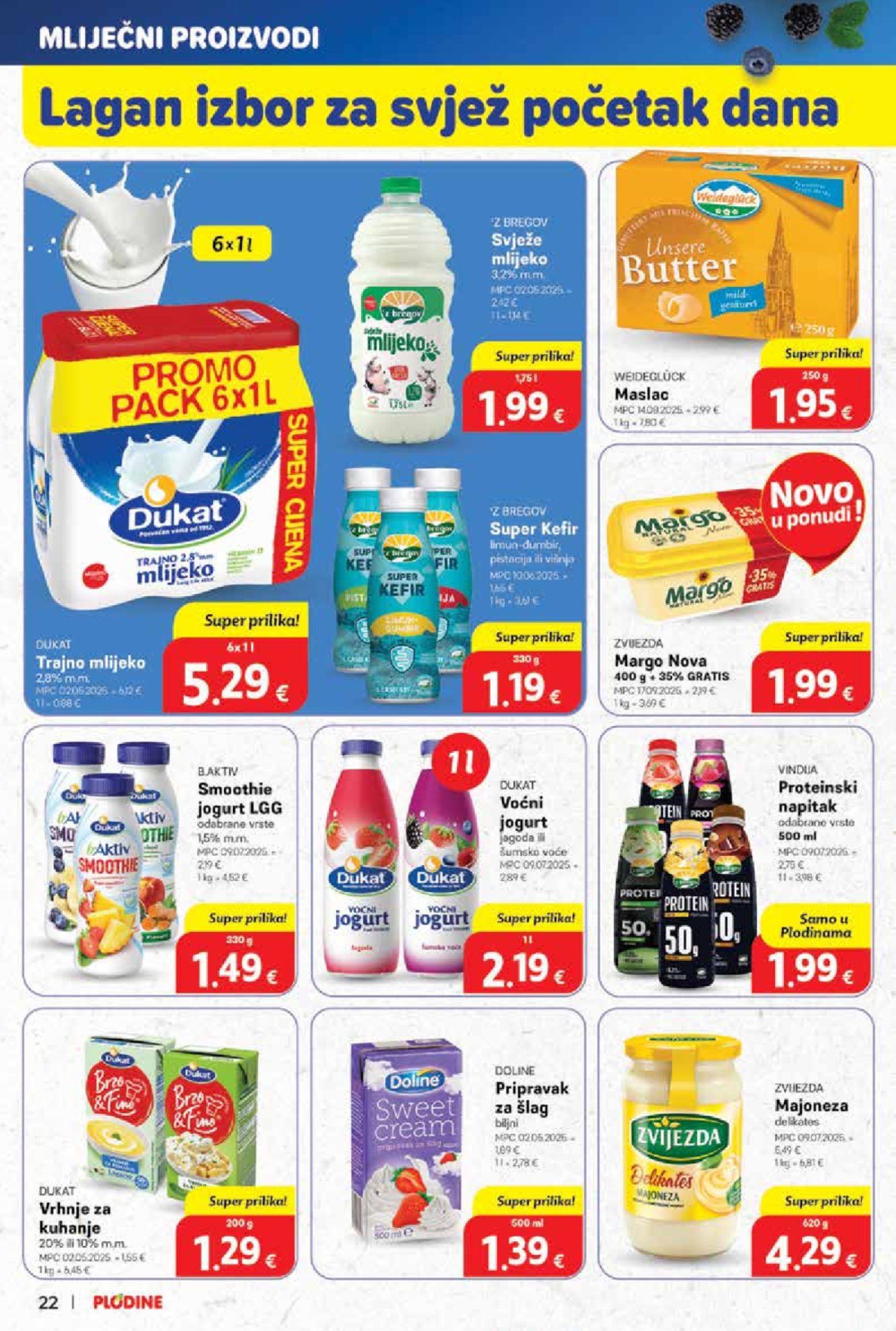 Plodine katalog Akcija 01.10. - 07.10.2025.