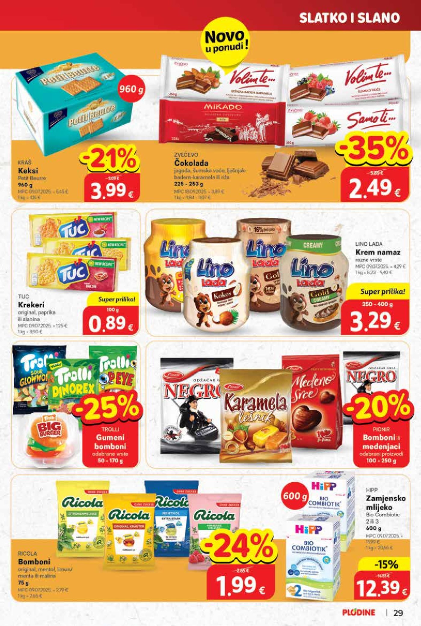 Plodine katalog Akcija 01.10. - 07.10.2025.