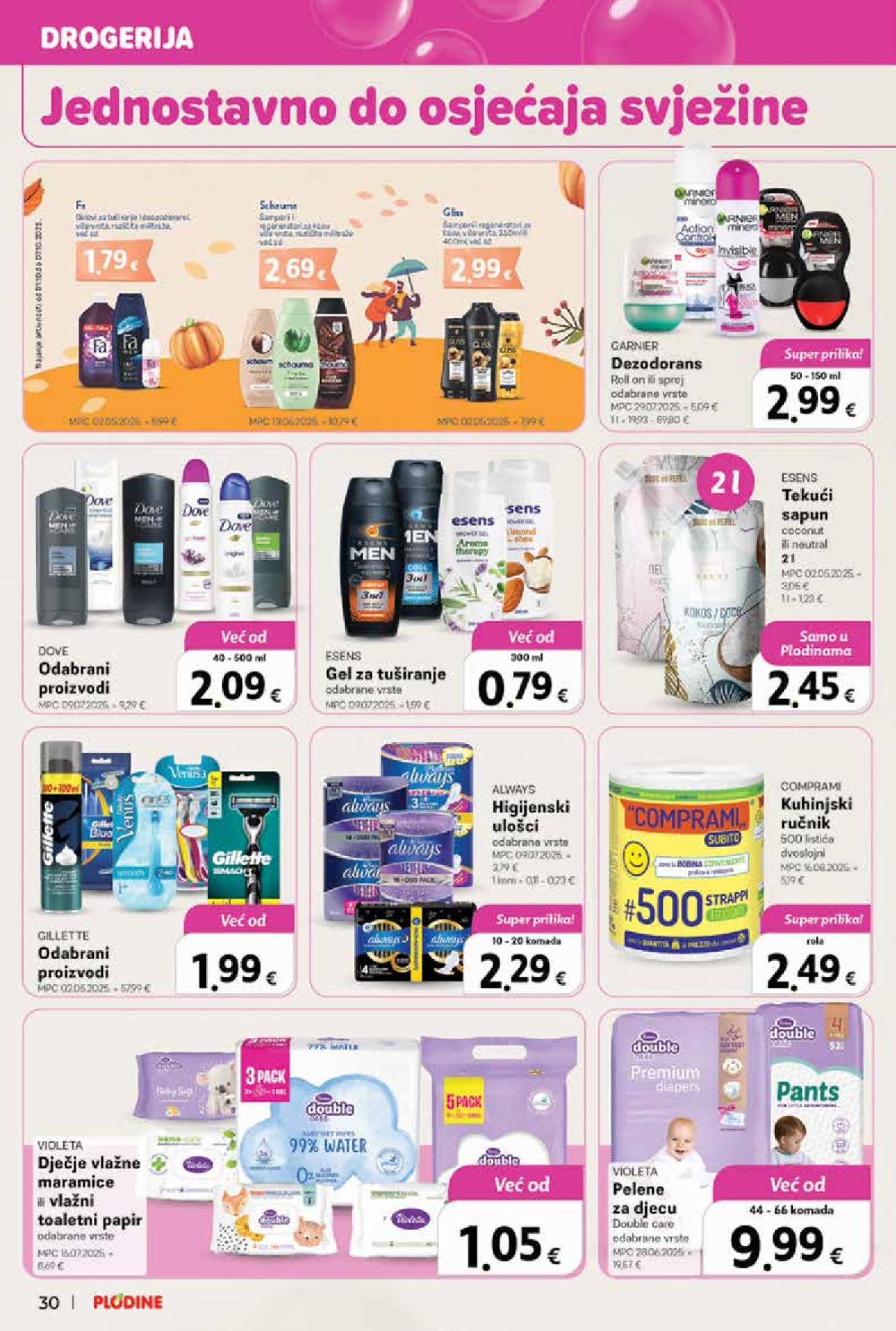Plodine katalog Akcija 01.10. - 07.10.2025.