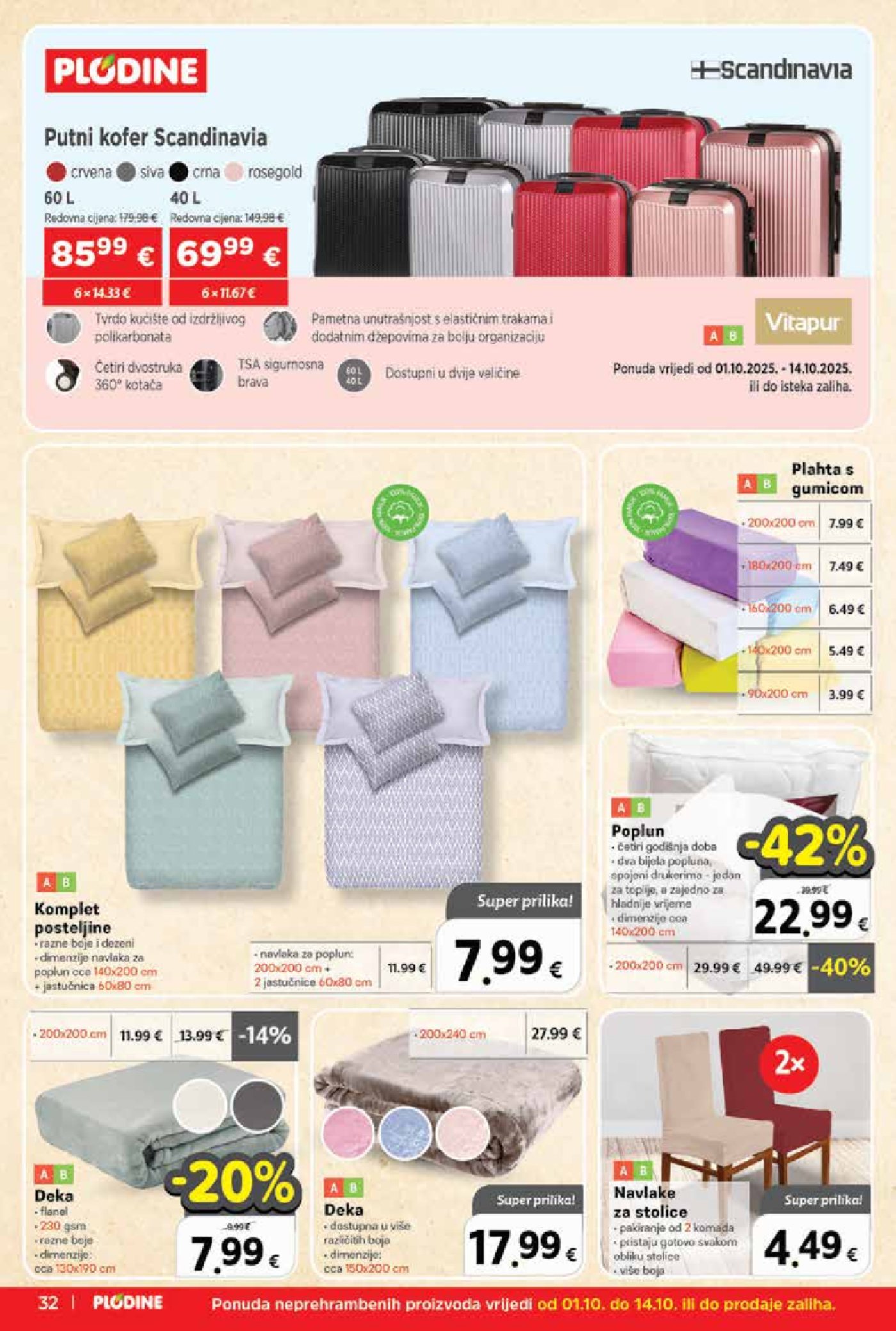 Plodine katalog Akcija 01.10. - 07.10.2025.