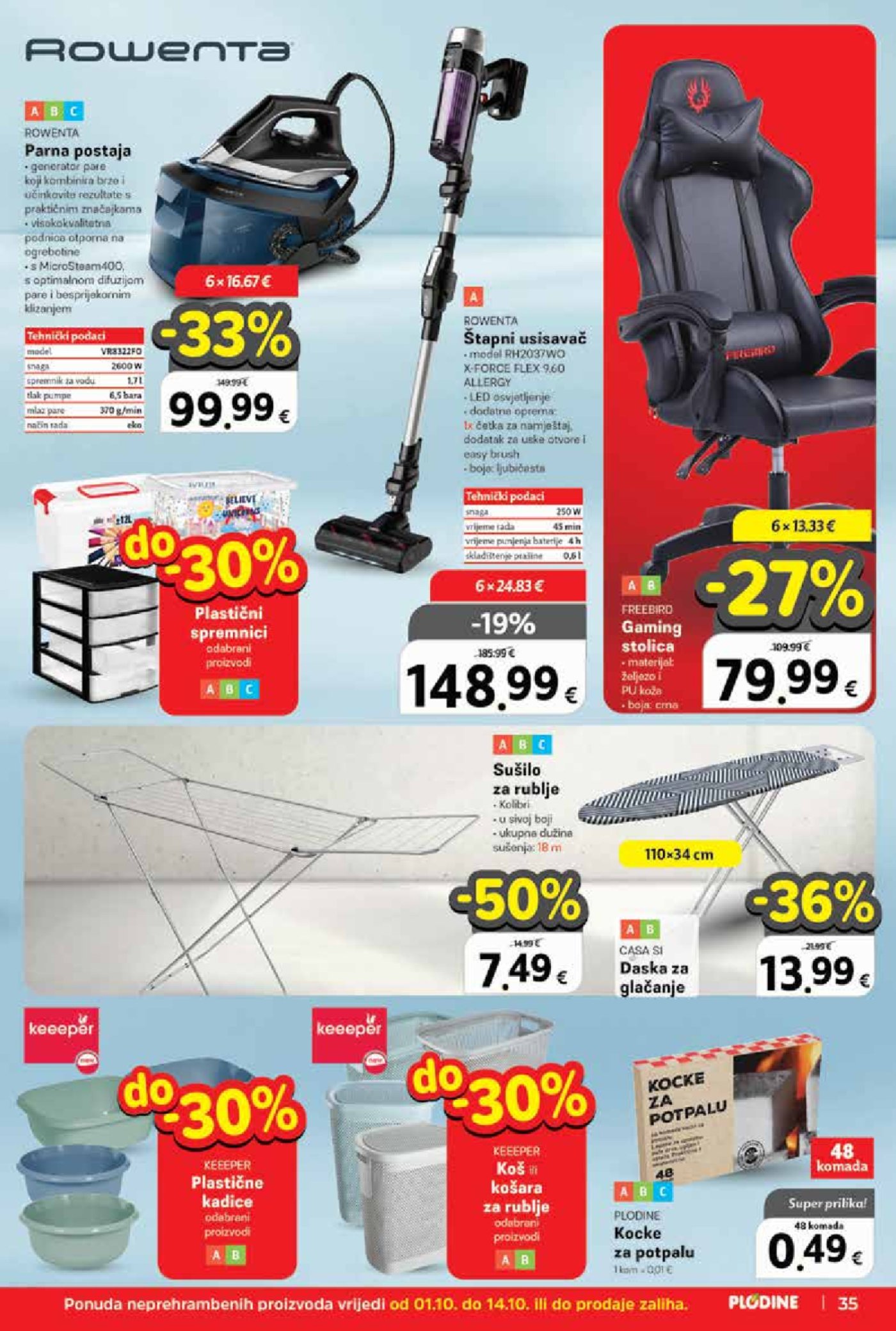 Plodine katalog Akcija 01.10. - 07.10.2025.