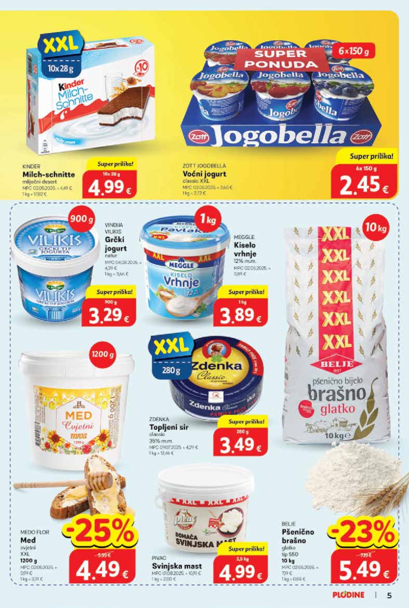 Plodine katalog Akcija 01.10. - 07.10.2025.