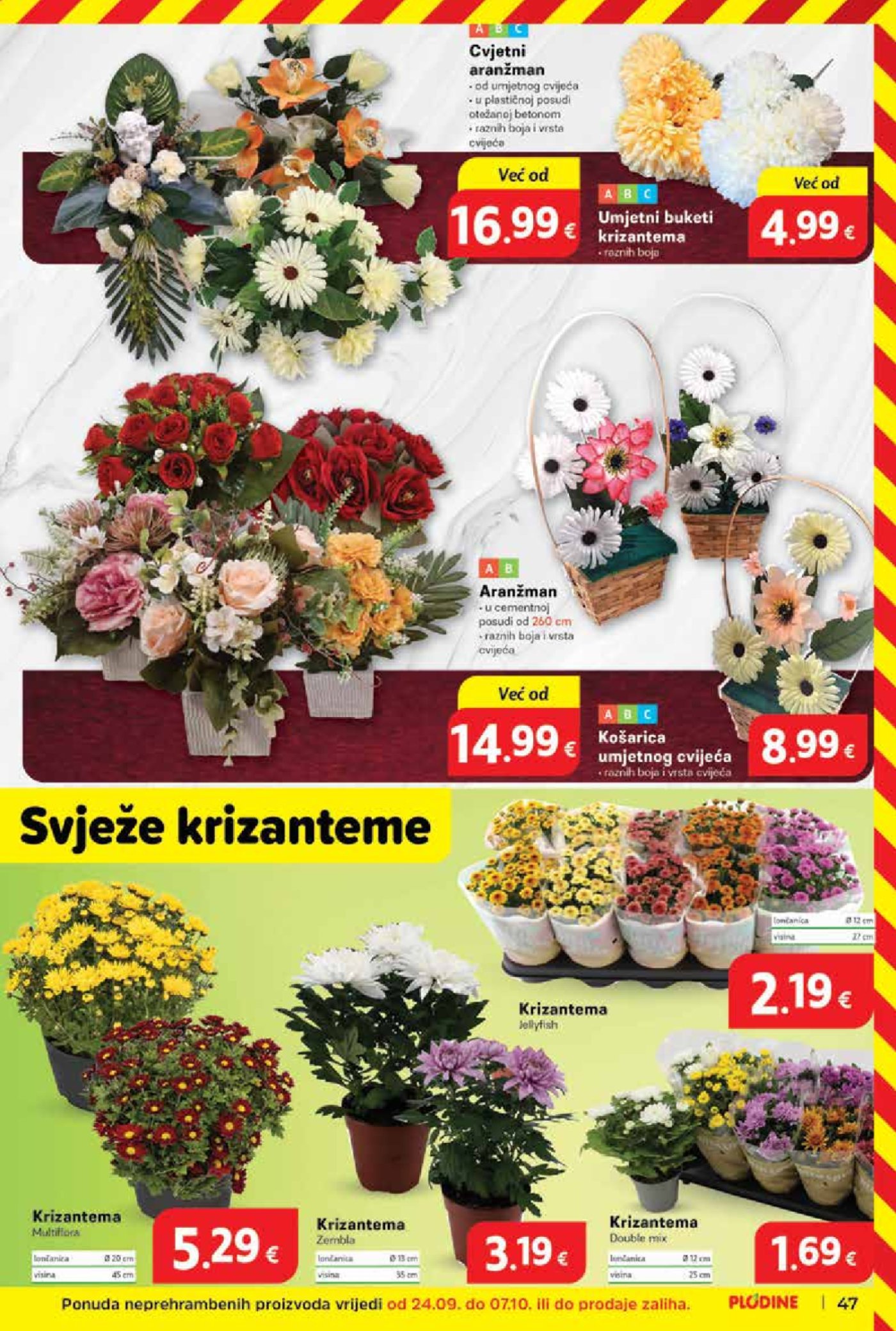 Plodine katalog Akcija 01.10. - 07.10.2025.
