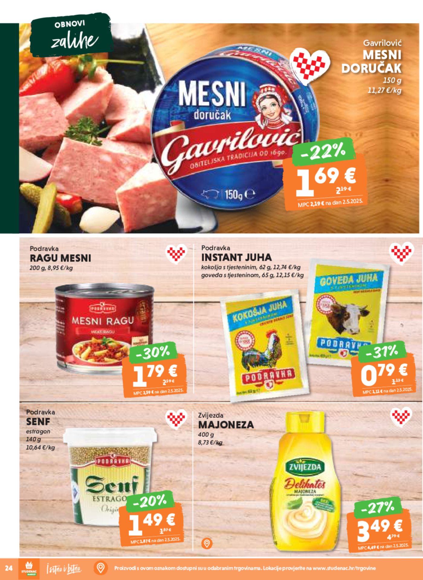 Studenac katalog Akcija 24.09. - 07.10.2025.