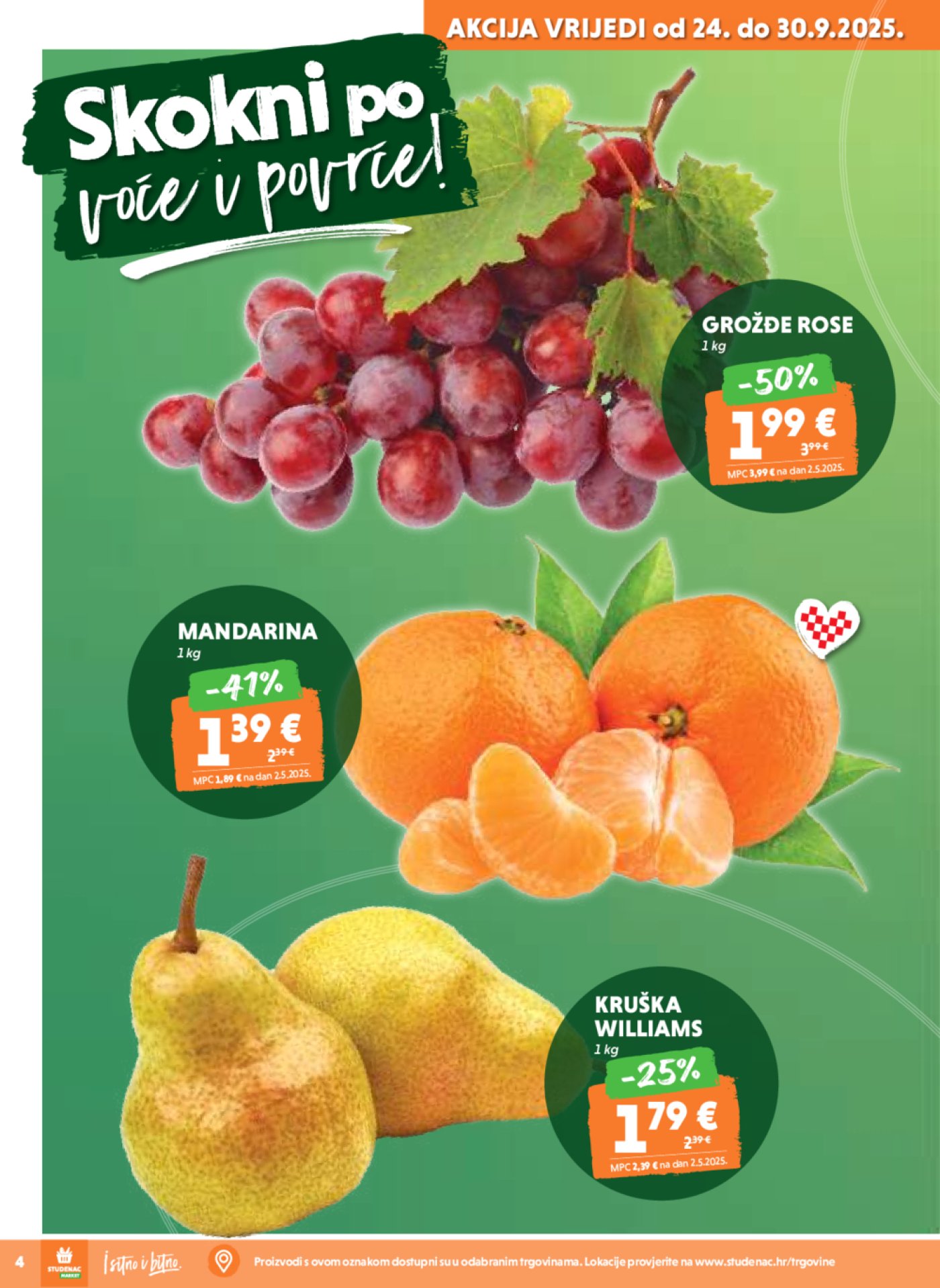 Studenac katalog Akcija 24.09. - 07.10.2025.