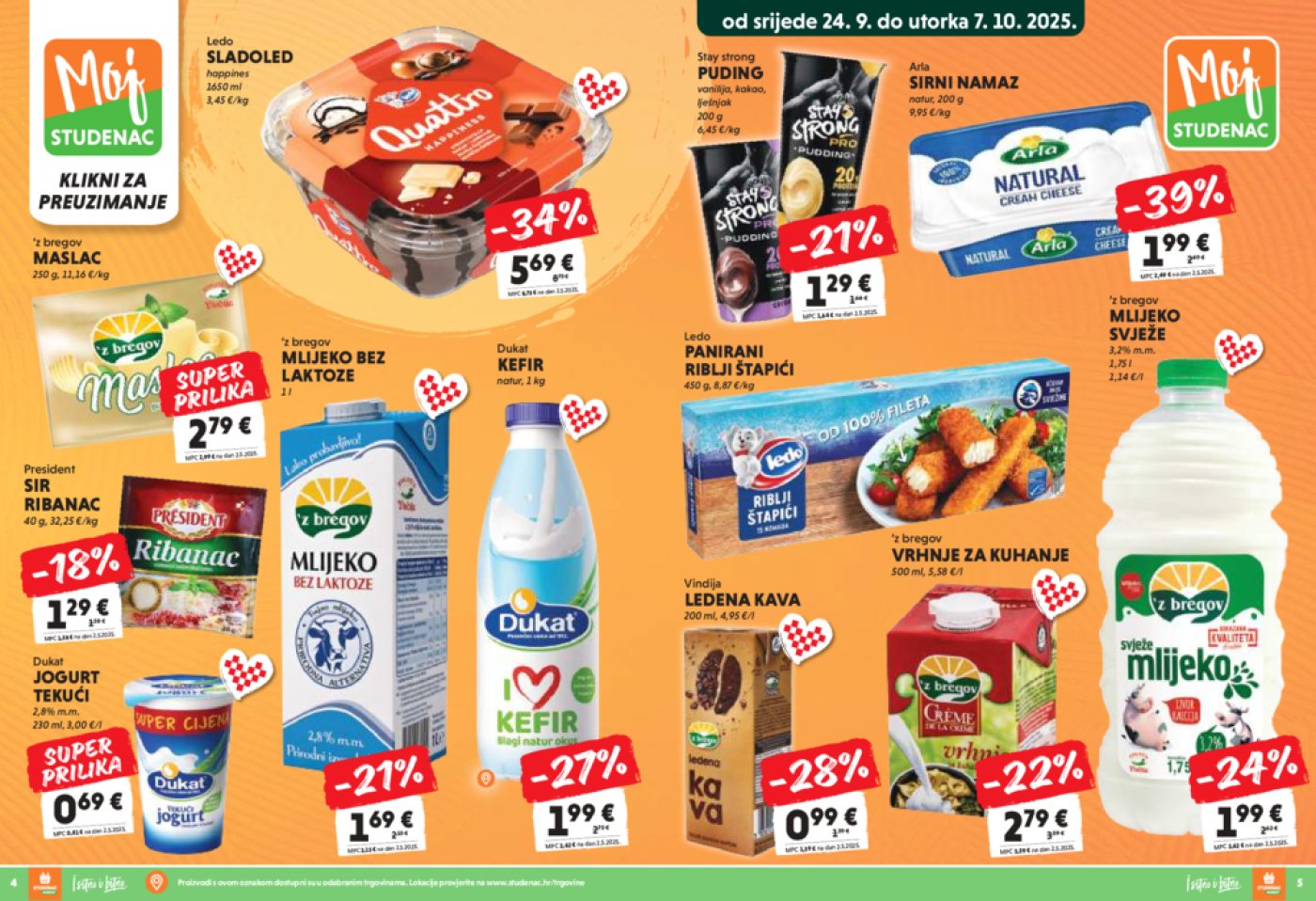 Studenac katalog Moj Studenac 24.09. - 07.10.2025.