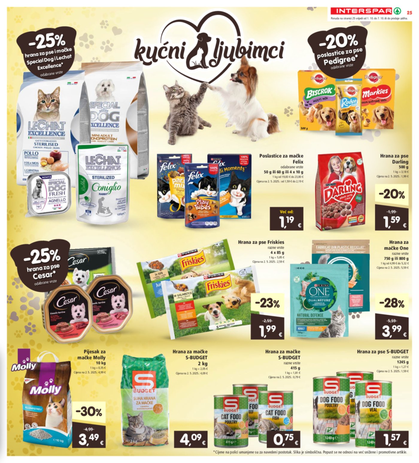 INTERSPAR katalog Akcija 01.10.-07. 10.2025.
