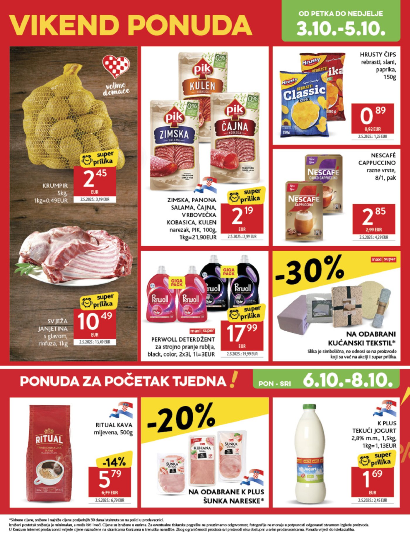 Konzum katalog Akcija 01.10. - 07.10.2025.
