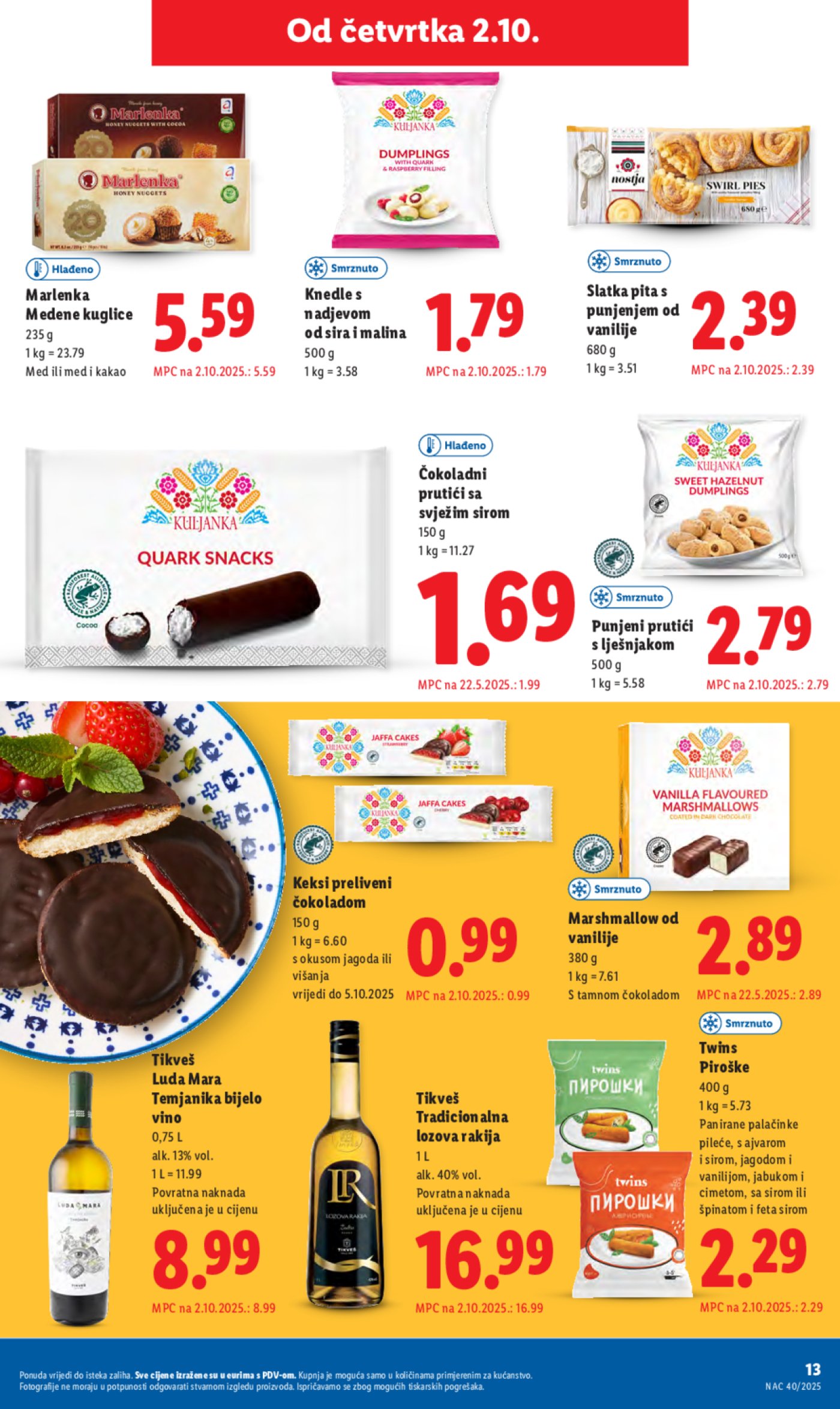 Lidl katalog Ponuda od četvrtka 02.10. - 05.10.2025.