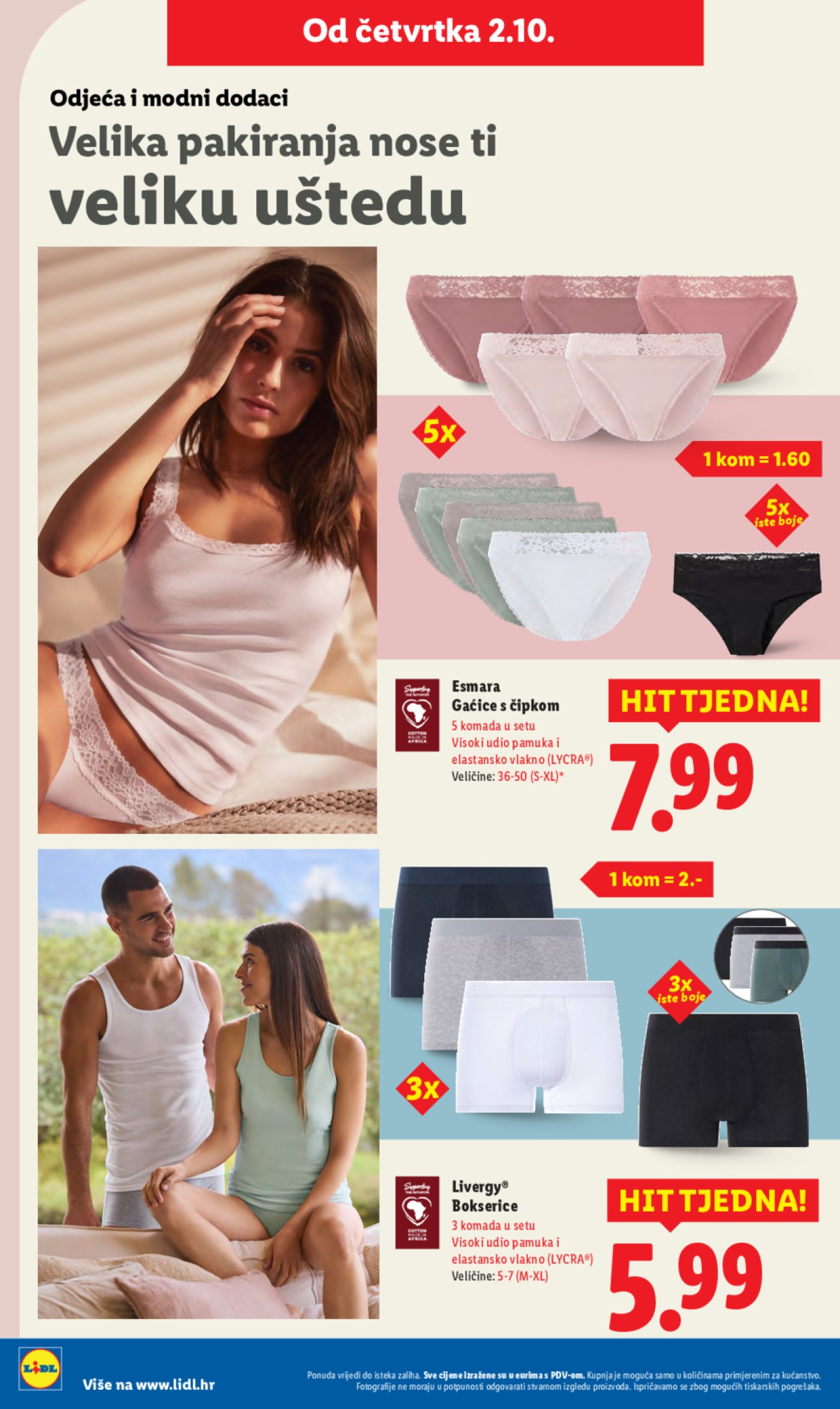 Lidl katalog Ponuda od četvrtka 02.10. - 05.10.2025.