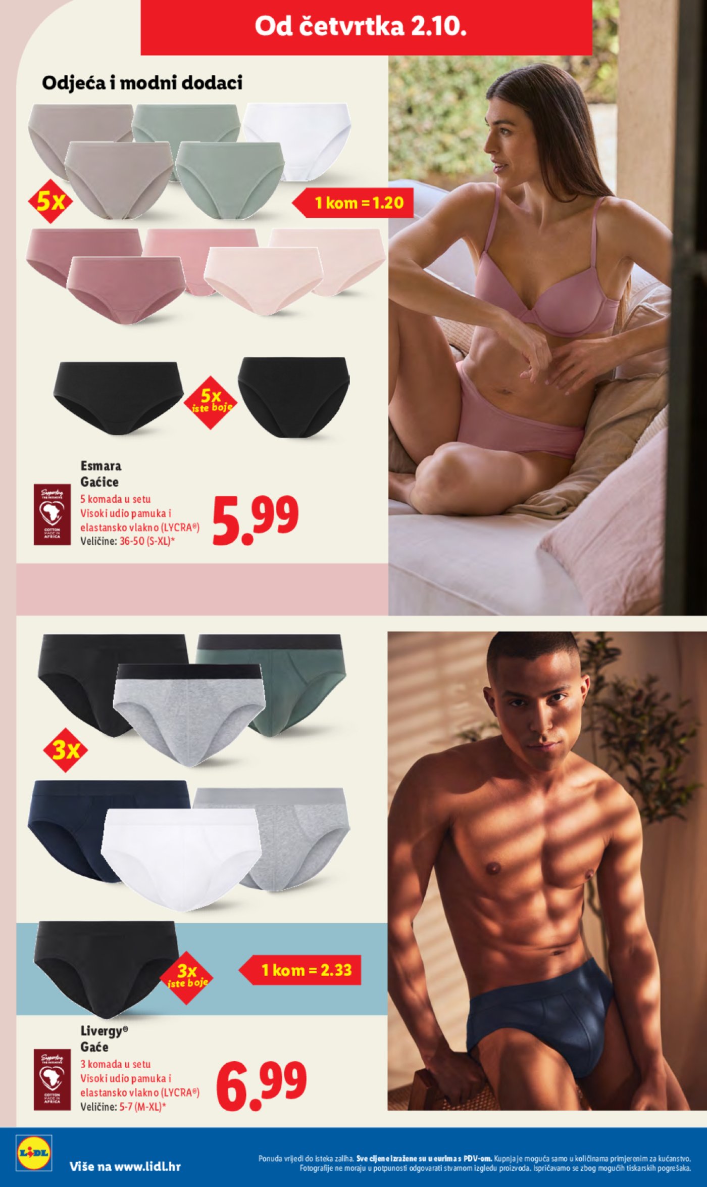 Lidl katalog Ponuda od četvrtka 02.10. - 05.10.2025.