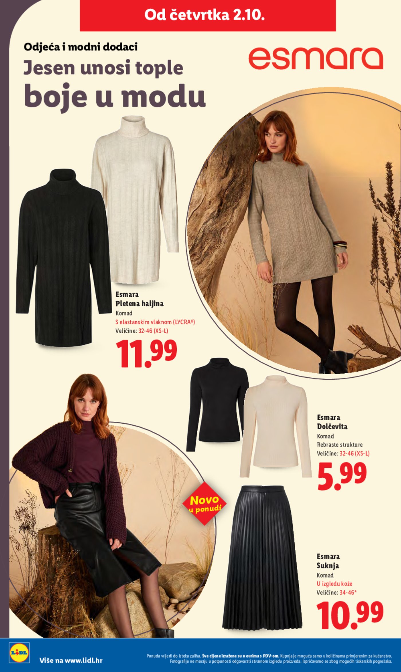 Lidl katalog Ponuda od četvrtka 02.10. - 05.10.2025.