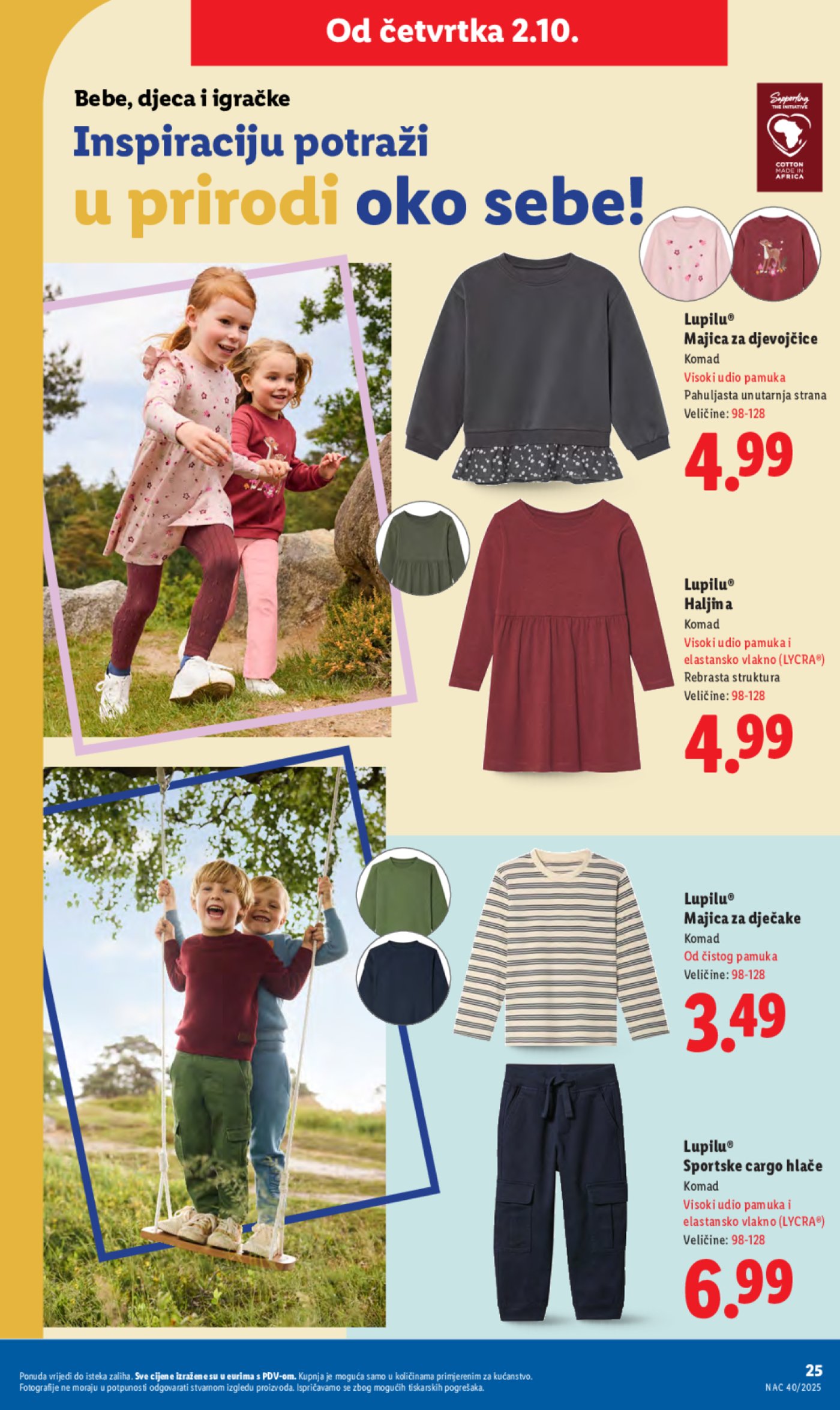 Lidl katalog Ponuda od četvrtka 02.10. - 05.10.2025.