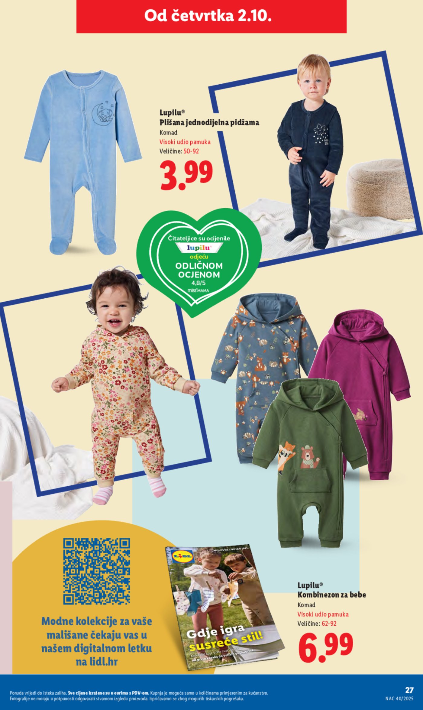 Lidl katalog Ponuda od četvrtka 02.10. - 05.10.2025.