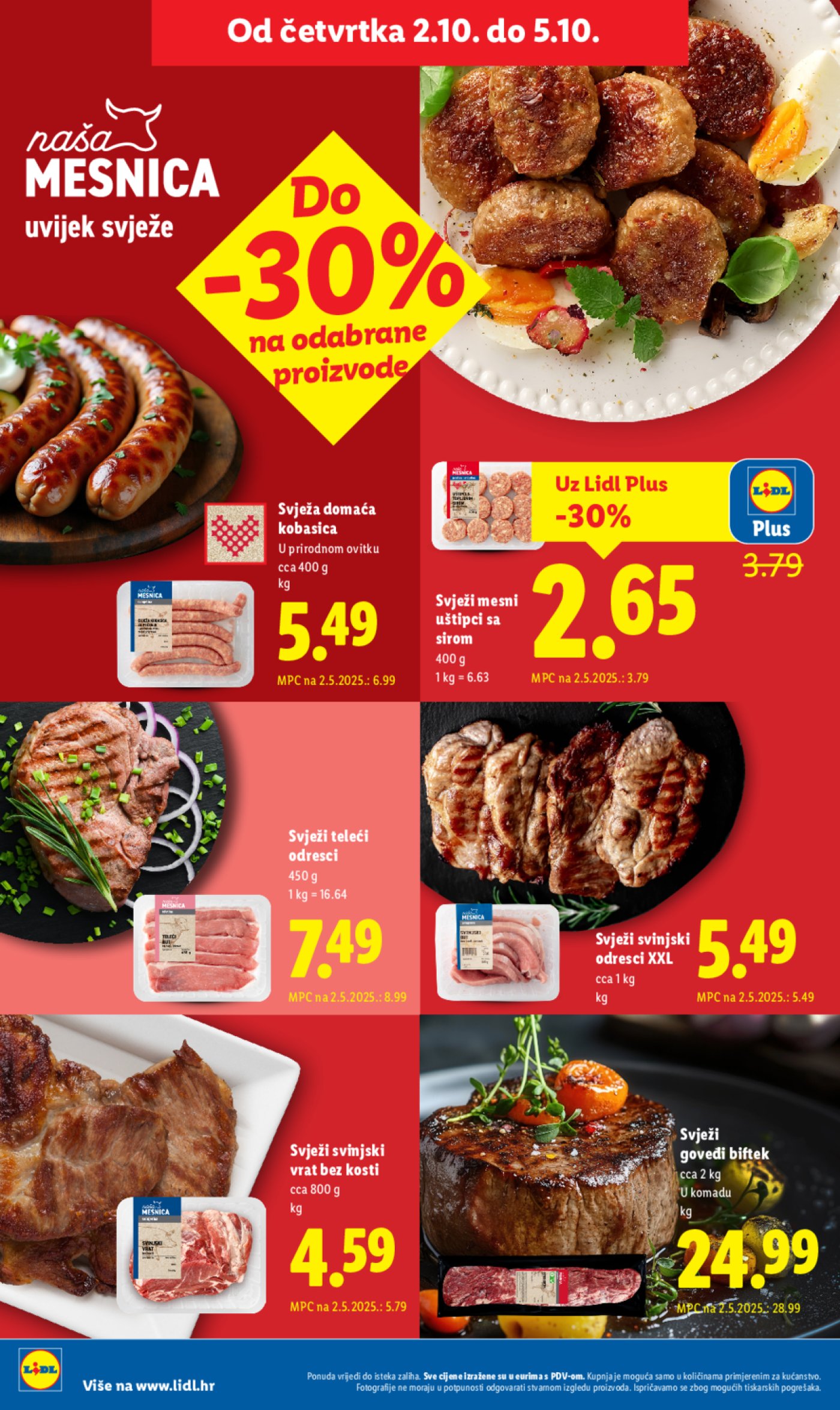 Lidl katalog Ponuda od četvrtka 02.10. - 05.10.2025.