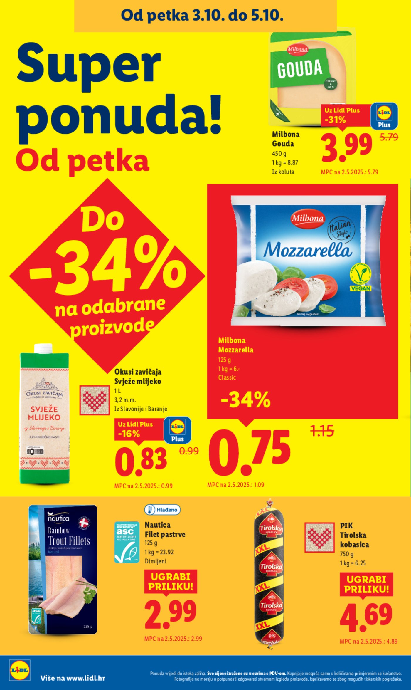 Lidl katalog Ponuda od četvrtka 02.10. - 05.10.2025.