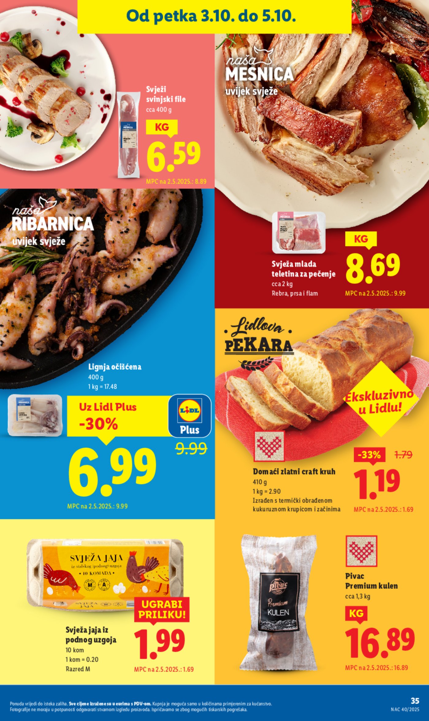 Lidl katalog Ponuda od četvrtka 02.10. - 05.10.2025.