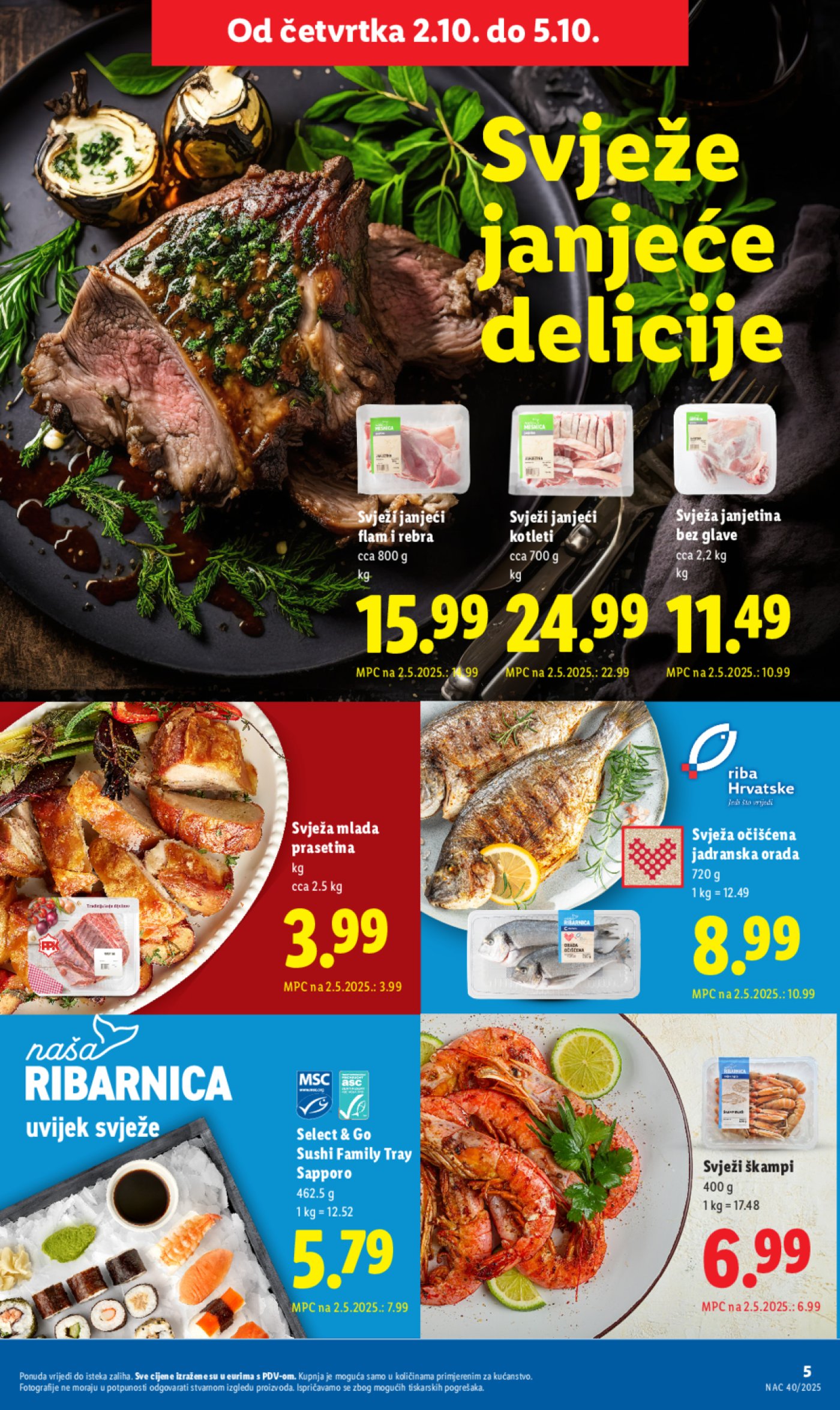 Lidl katalog Ponuda od četvrtka 02.10. - 05.10.2025.