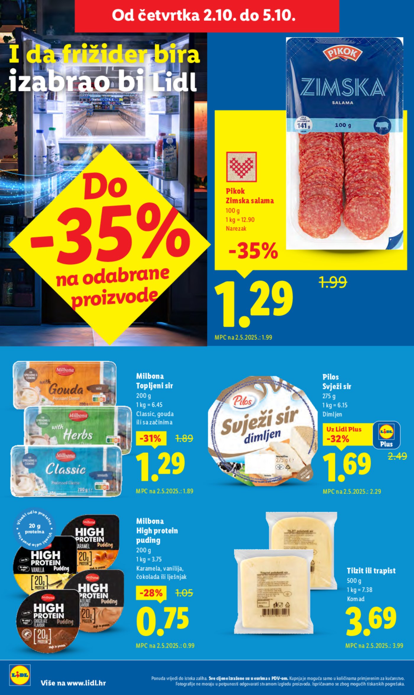 Lidl katalog Ponuda od četvrtka 02.10. - 05.10.2025.