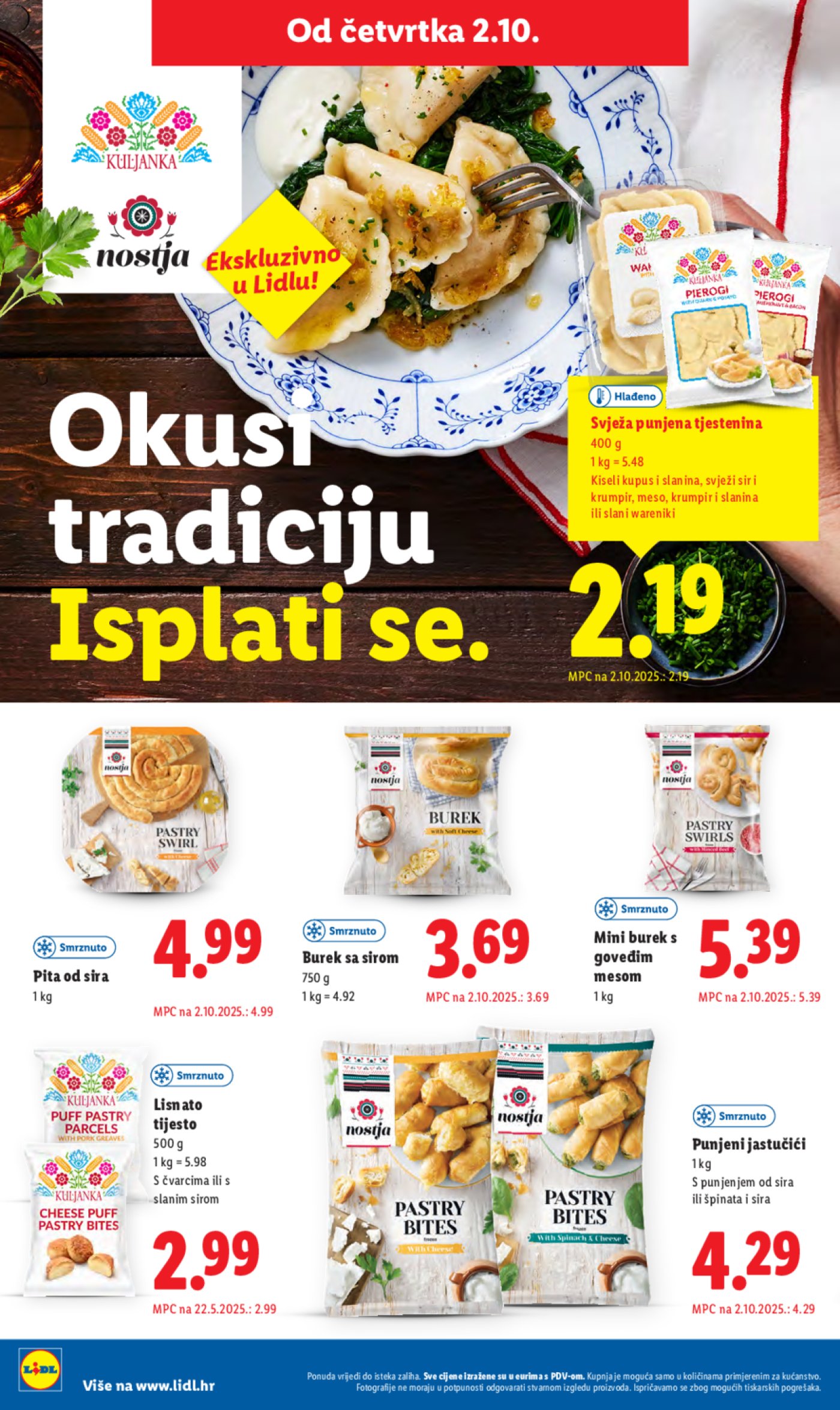 Lidl katalog Ponuda od četvrtka 02.10. - 05.10.2025.