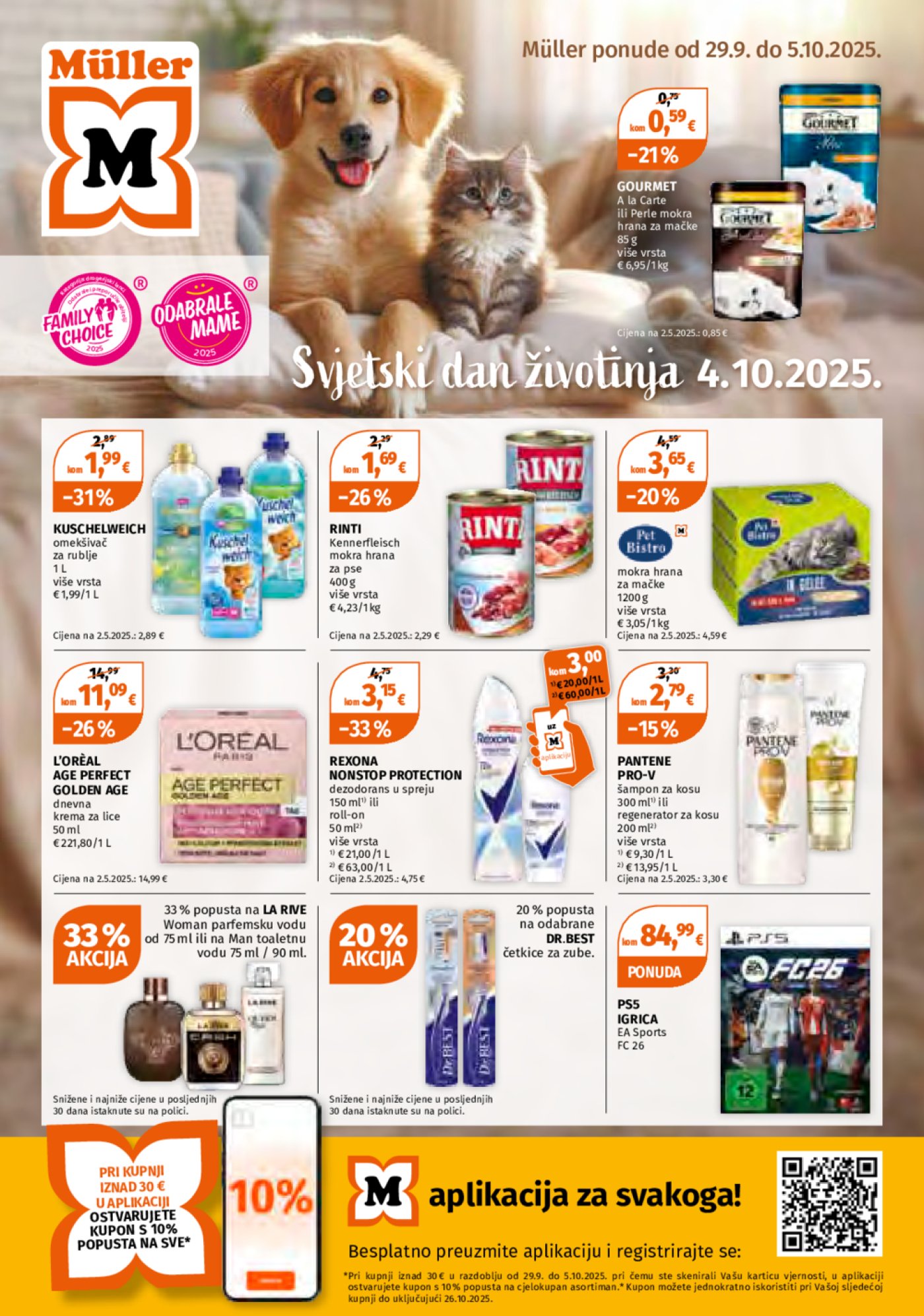 Muller katalog Akcija 29.09.-05.10.2025.