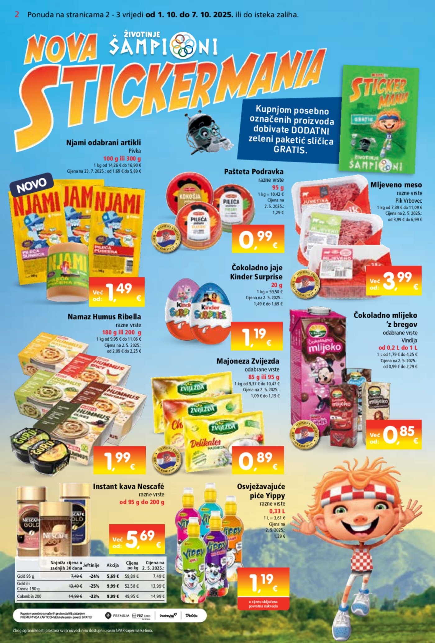 SPAR katalog Akcija 01.10. - 07.10.2025.