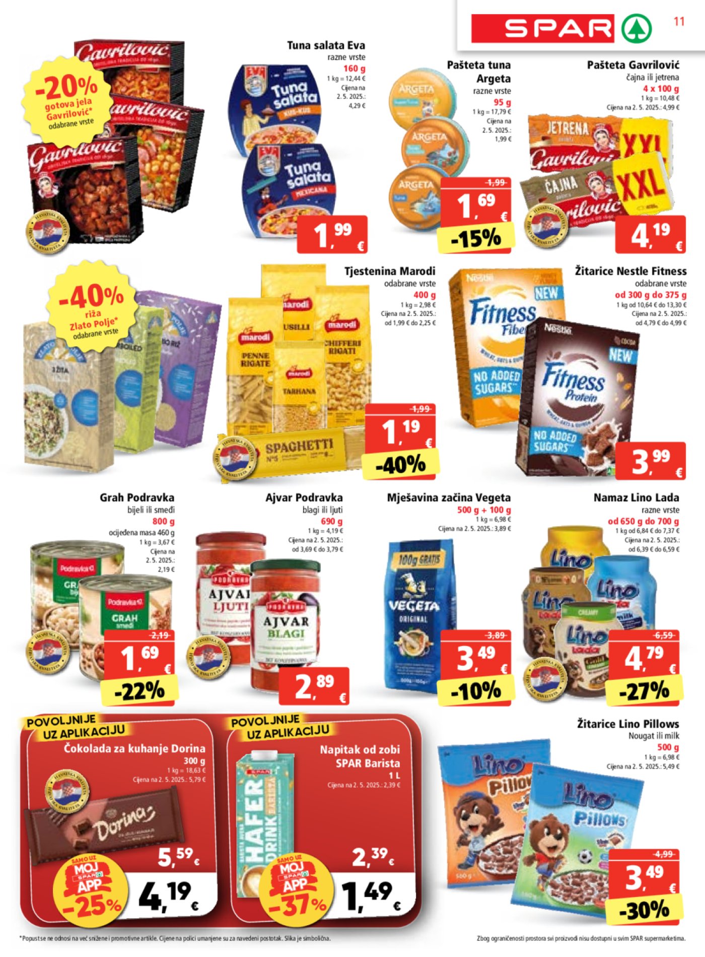 SPAR katalog Akcija 01.10. - 07.10.2025.