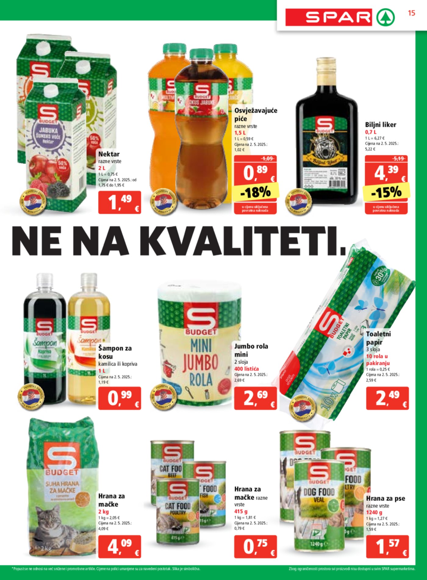 SPAR katalog Akcija 01.10. - 07.10.2025.