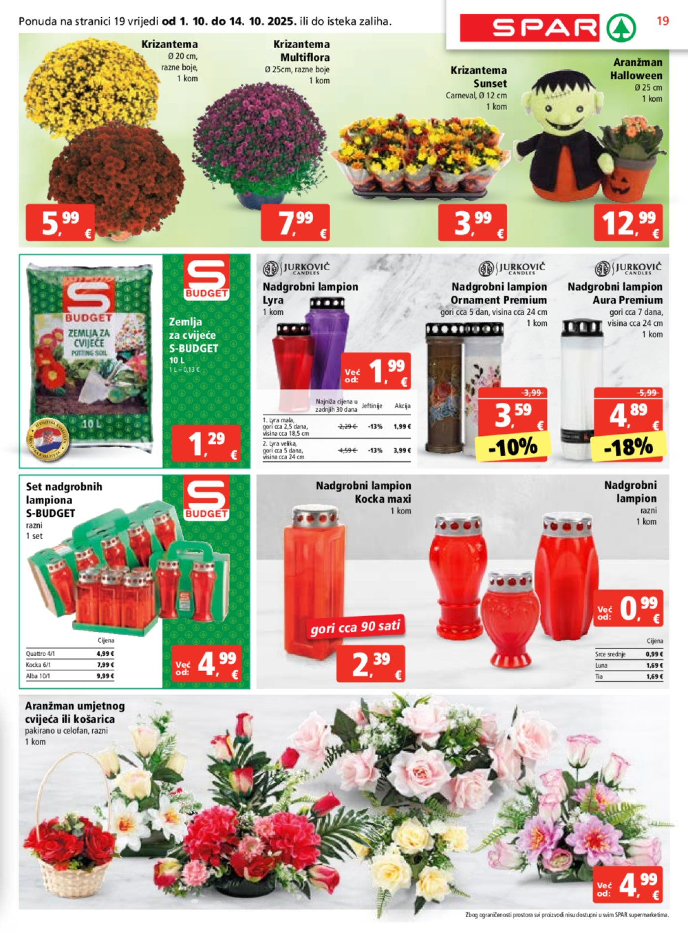 SPAR katalog Akcija 01.10. - 07.10.2025.