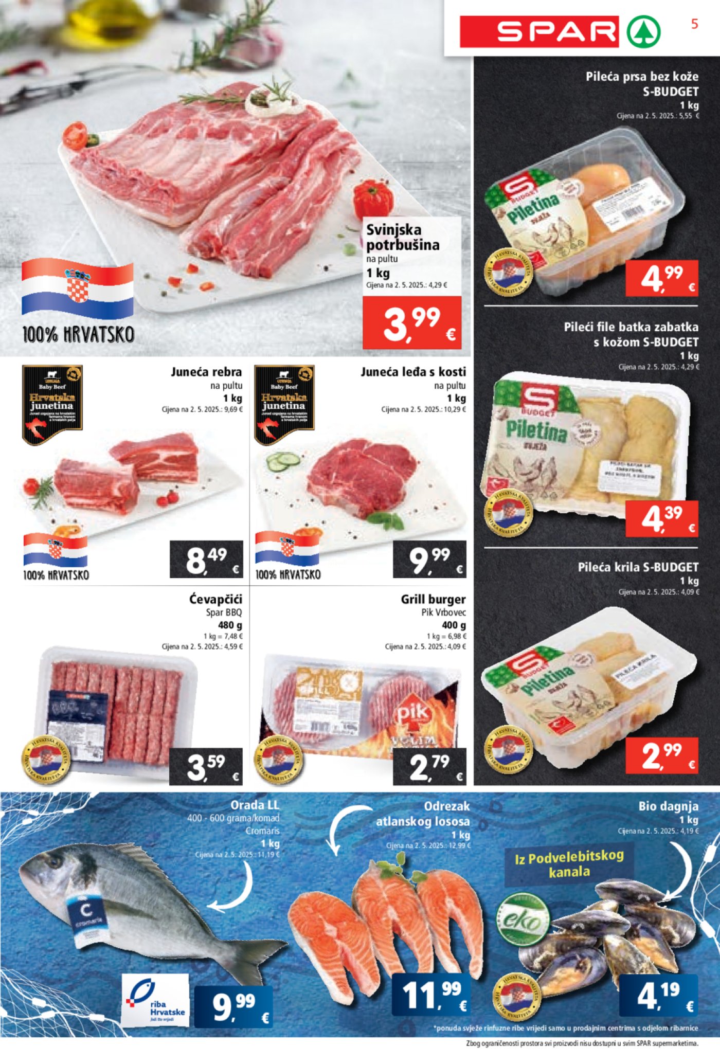 SPAR katalog Akcija 01.10. - 07.10.2025.