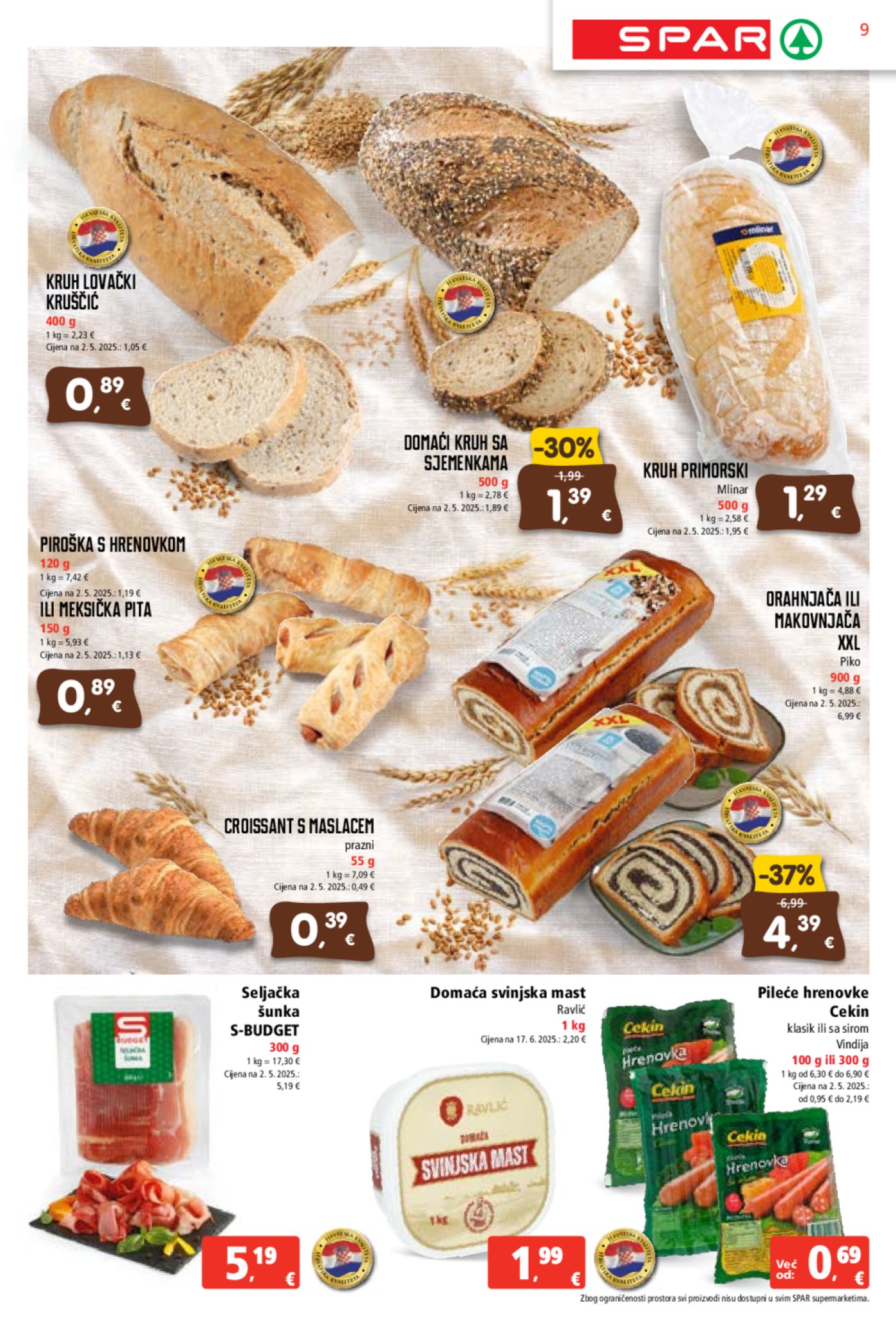 SPAR katalog Akcija 01.10. - 07.10.2025.