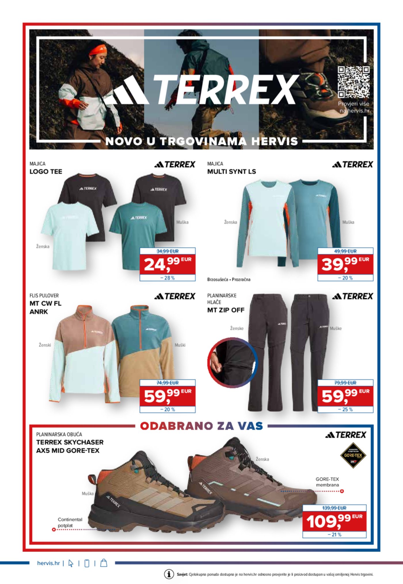 Hervis katalog Akcija 15.10.-21.10.2025.