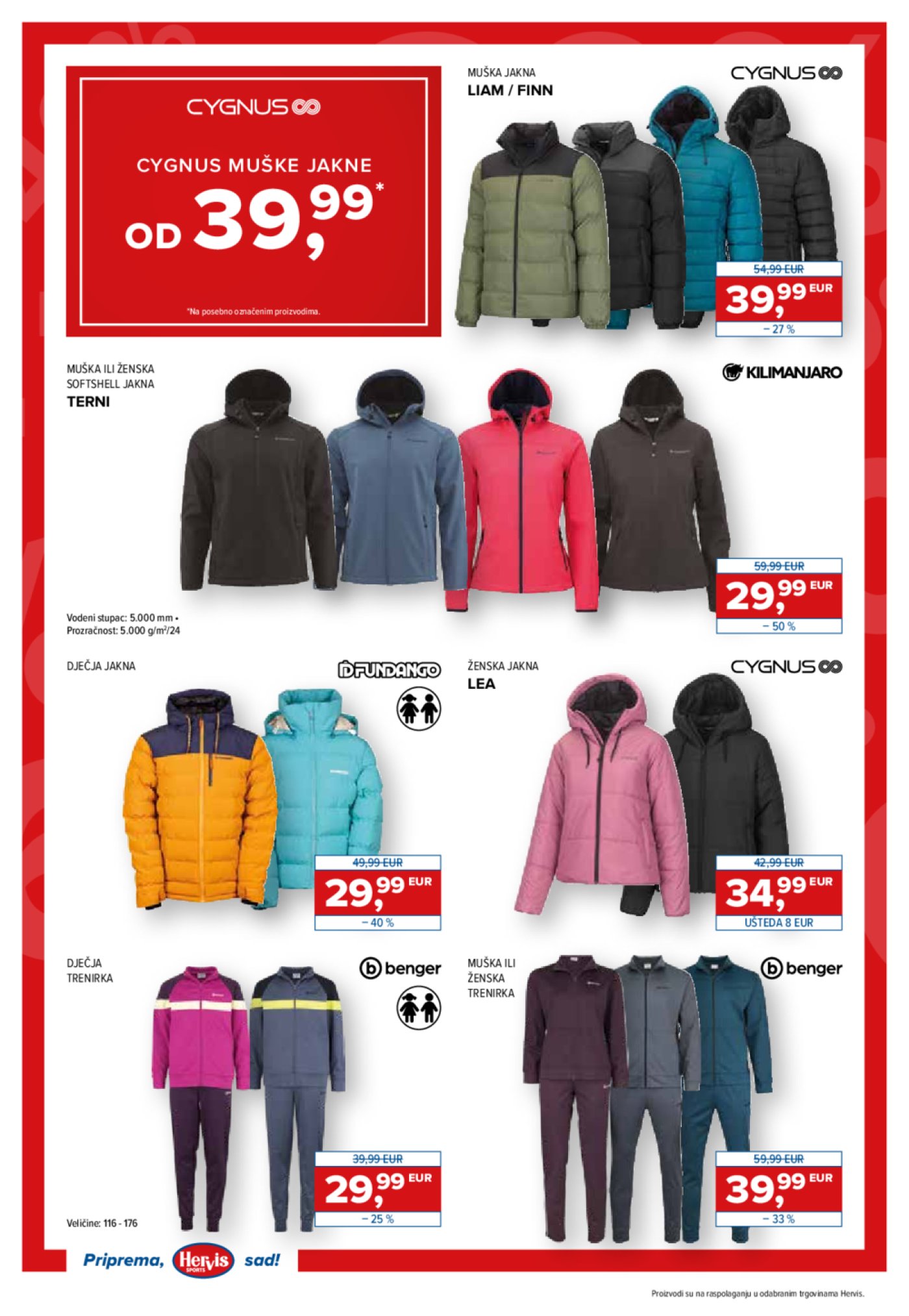 Hervis katalog Akcija 15.10.-21.10.2025.