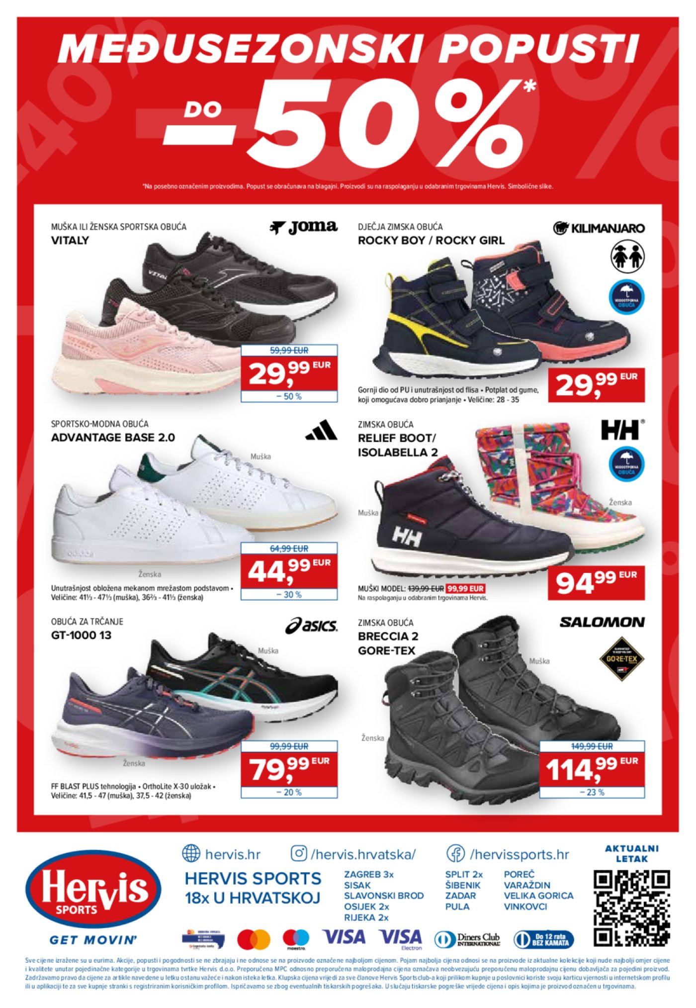 Hervis katalog Akcija 15.10.-21.10.2025.