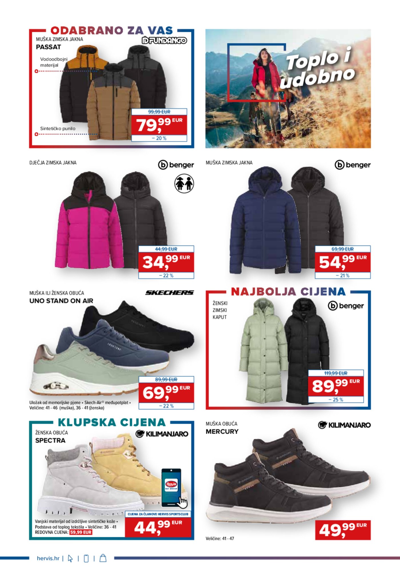 Hervis katalog Akcija 15.10.-21.10.2025.