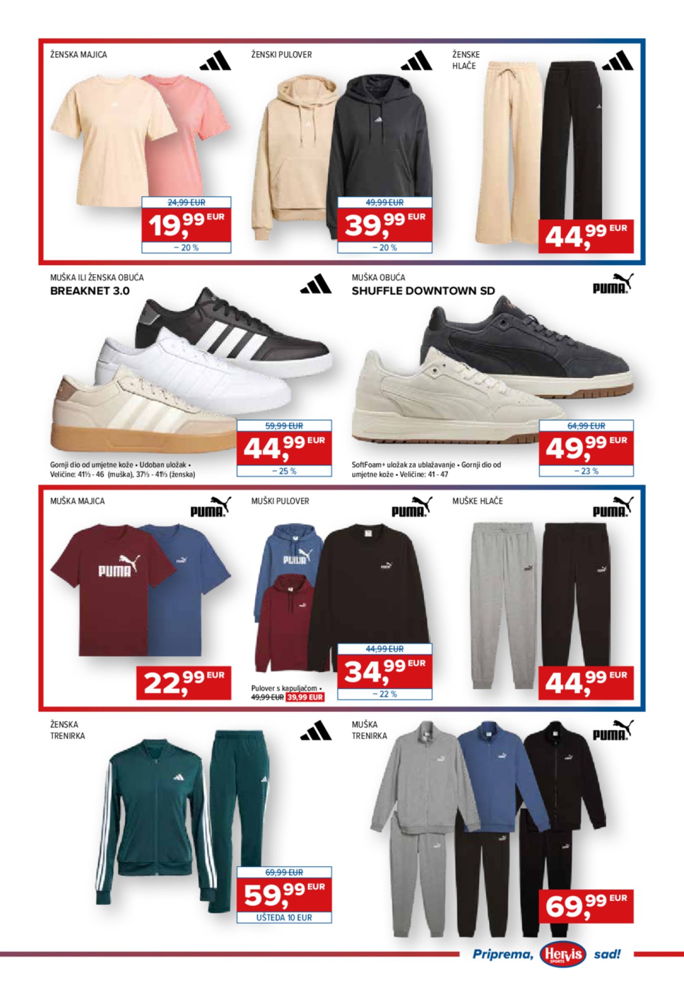 Hervis katalog Akcija 15.10.-21.10.2025.