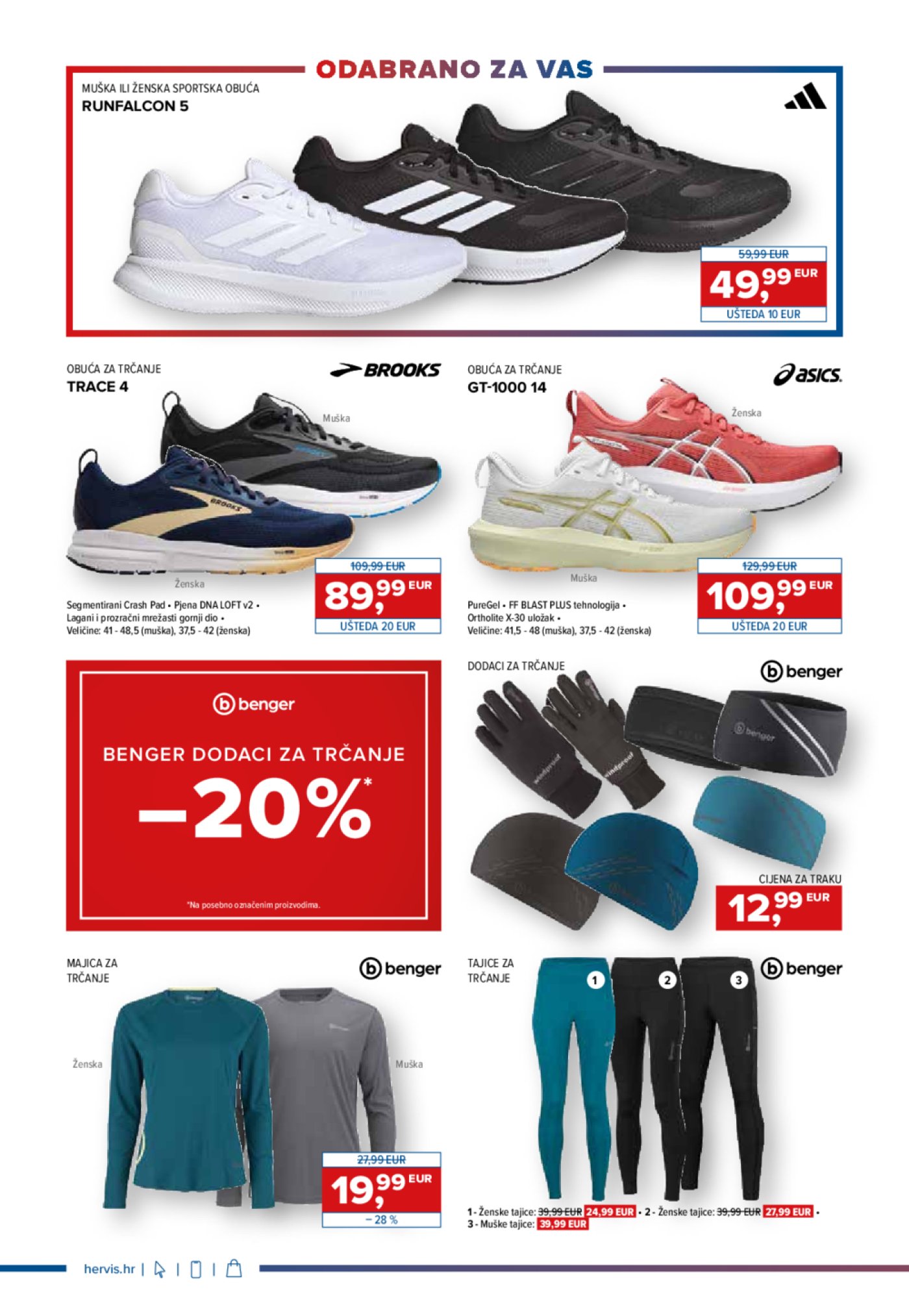 Hervis katalog Akcija 15.10.-21.10.2025.